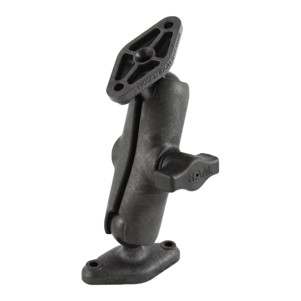 RAM® composiet dubbele kogelhouder met twee Diamond-platen - medium