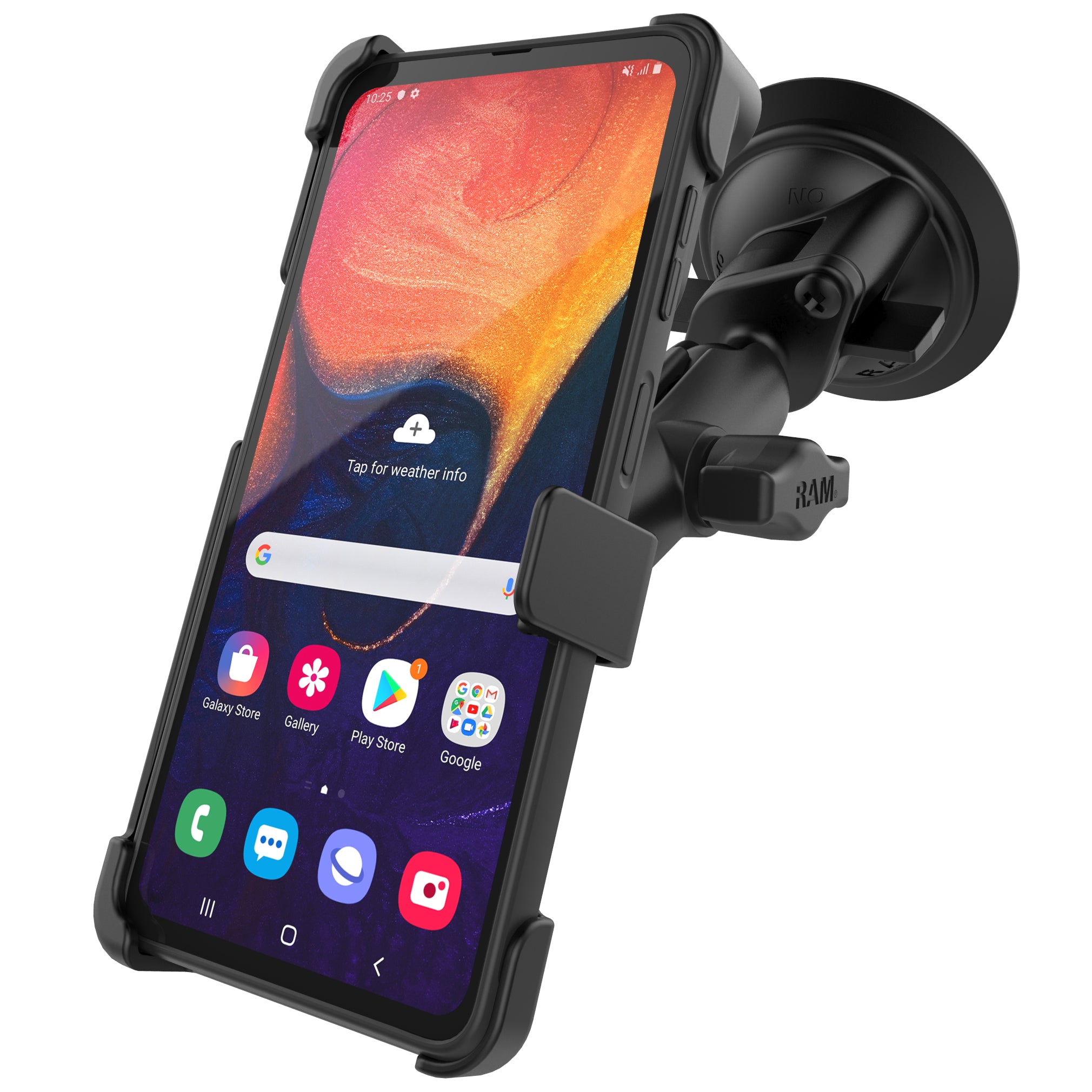 RAM® EZ-Roll'r™ zuignaphouder voor Samsung XCover Pro