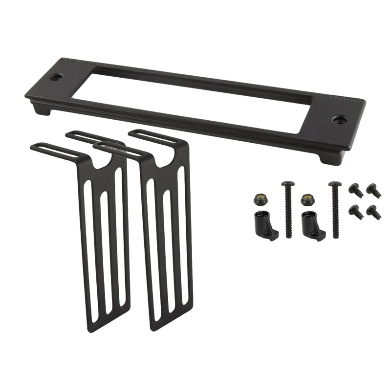 RAM® Tough-Box™ 2" specialfremstillet frontplade til enheder på 6,6" x 1,26"