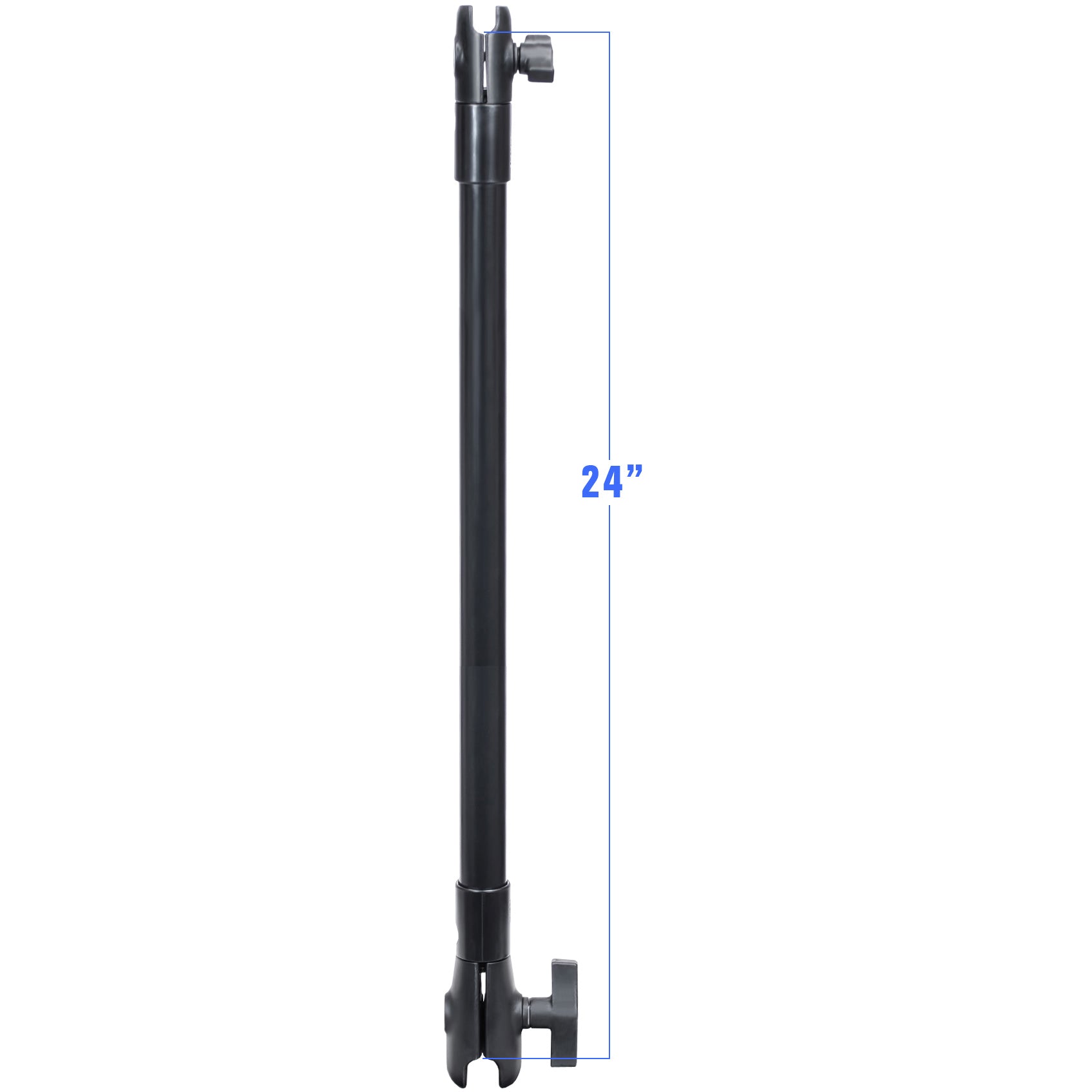 RAM® 24" PVC-buisverlengstuk met B-formaat & C-formaat komarmen