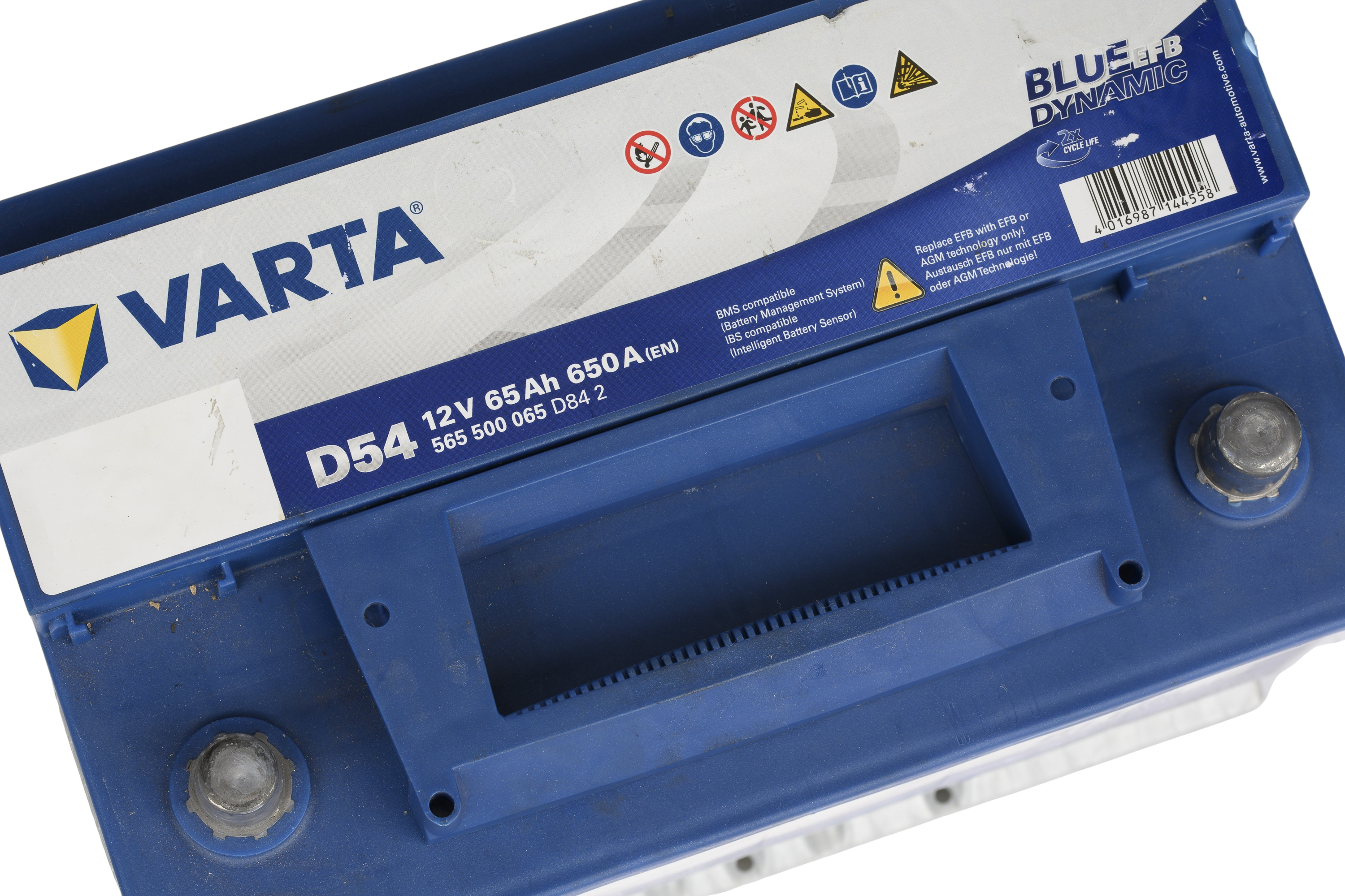 VARTA Battery Blue Dynamic EFB D54 565.500.065 - 12V 65Ah I JVD PARTS