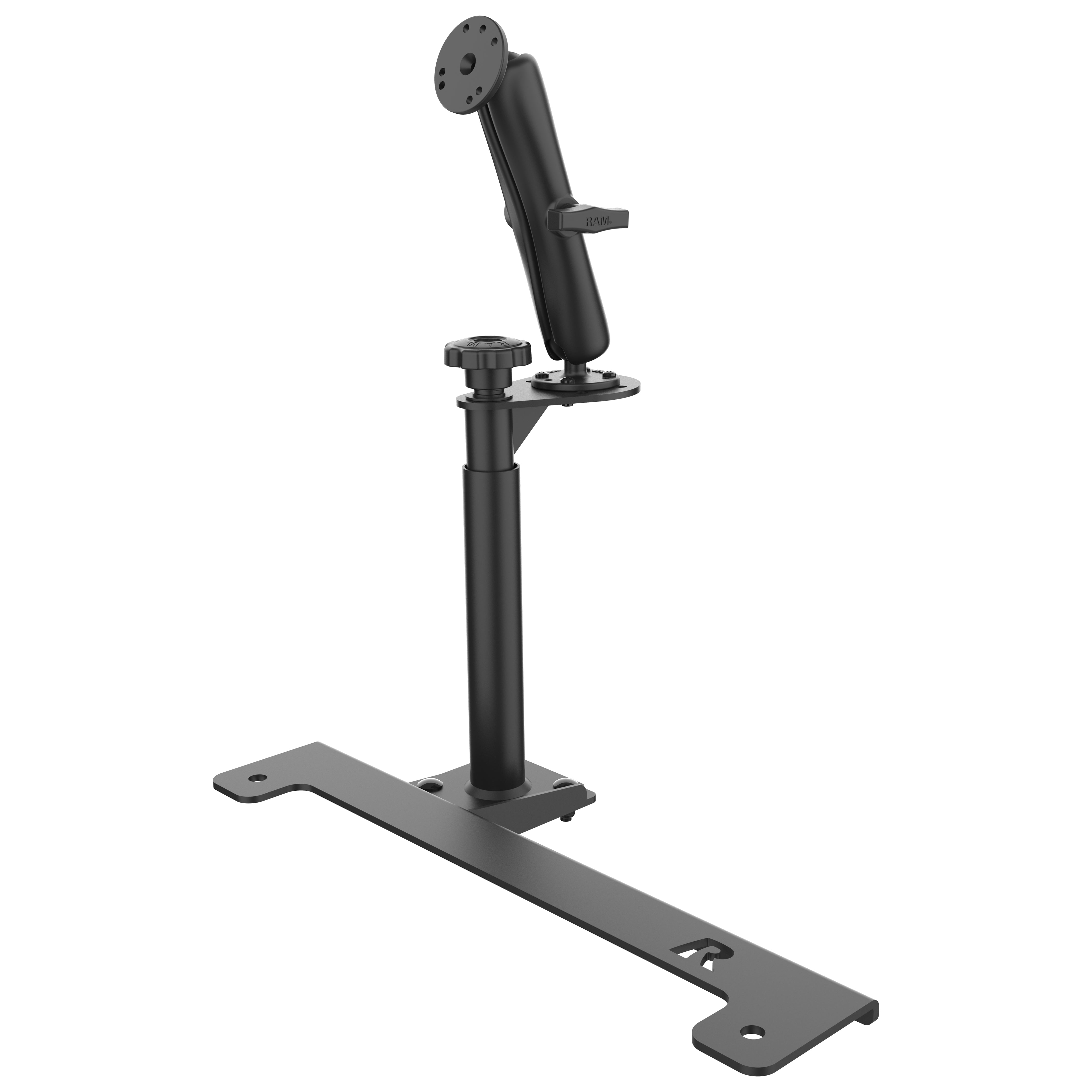 Soporte con bola RAM® No-Drill™ para Chevy Silverado, Tahoe y más '19-26