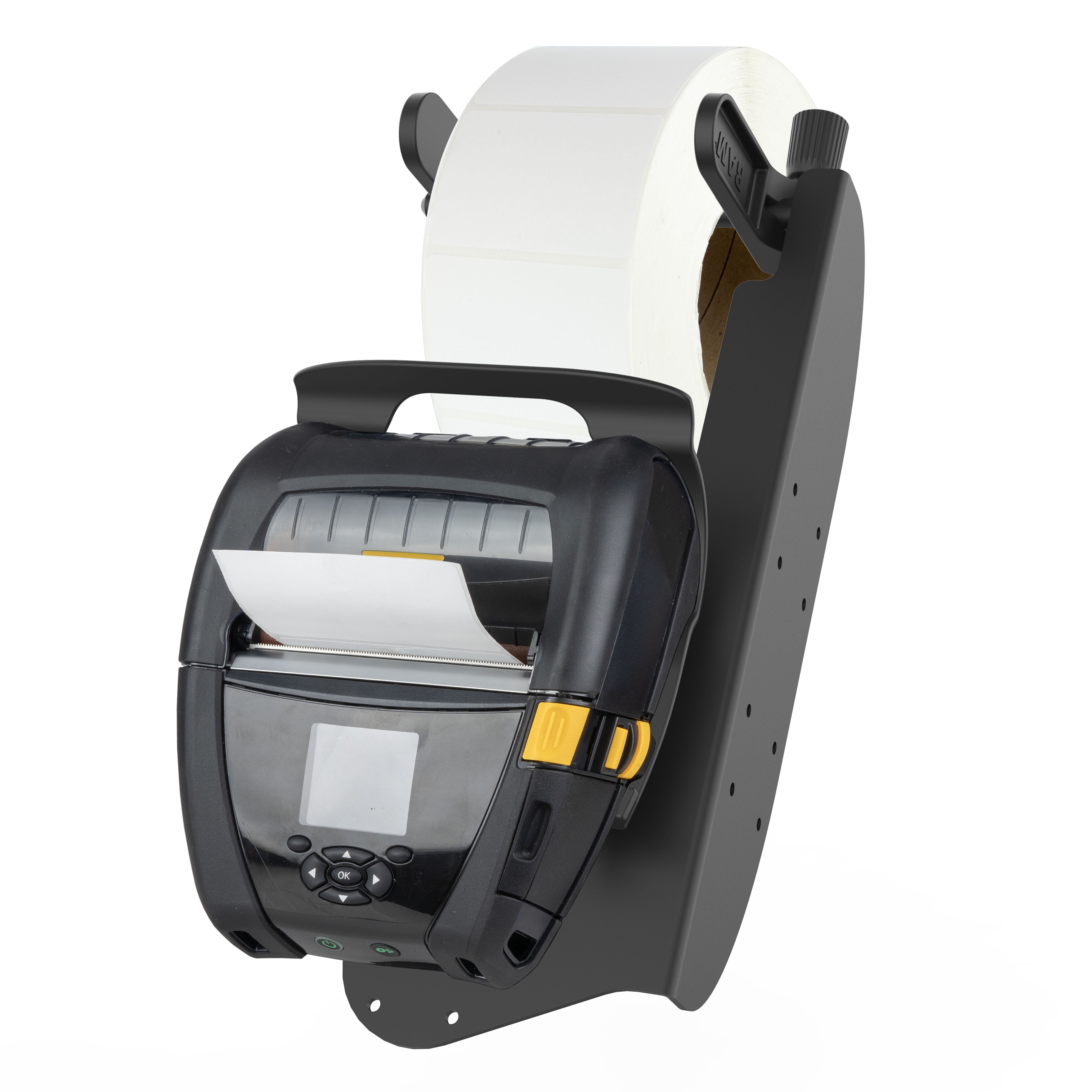 Soporte de impresora RAM® con alimentador de papel para Zebra ZQ630 Series