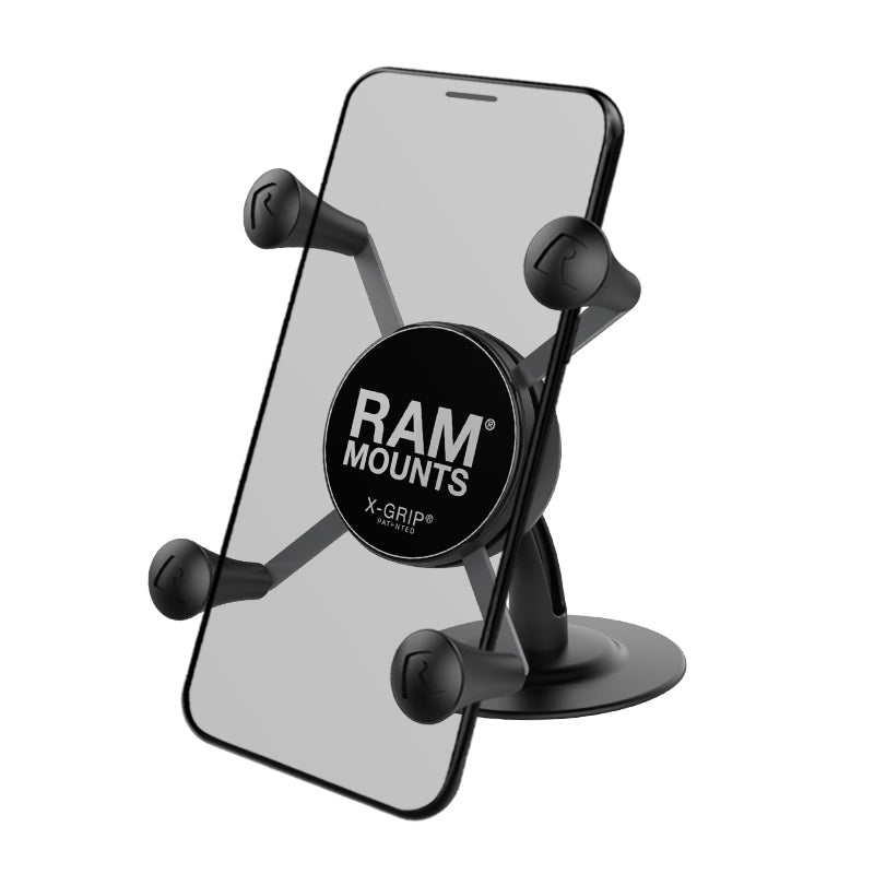 RAM® X-Grip® telefoonhouder met Lil Buddy™ zelfklevende dashboardhouder