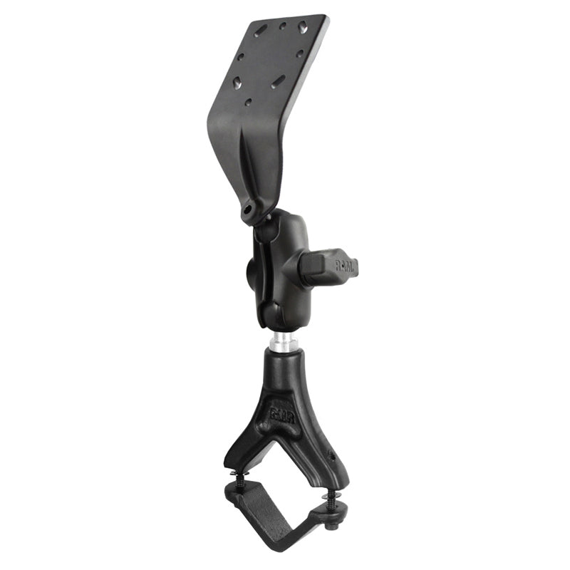 RAM® yoke clamp holder with curved plate for Pilatus PC-12NG