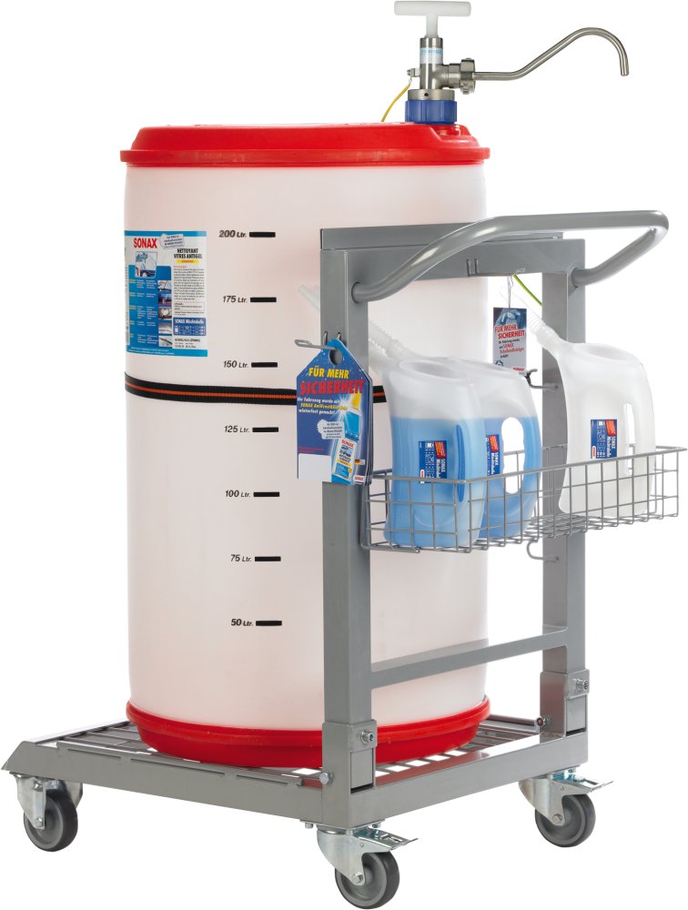 Garage filling station movable