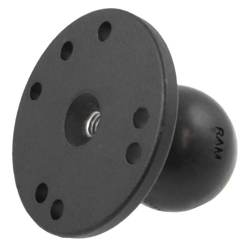 RAM® rund plade med kugle og 5/16"-18 gevindhul