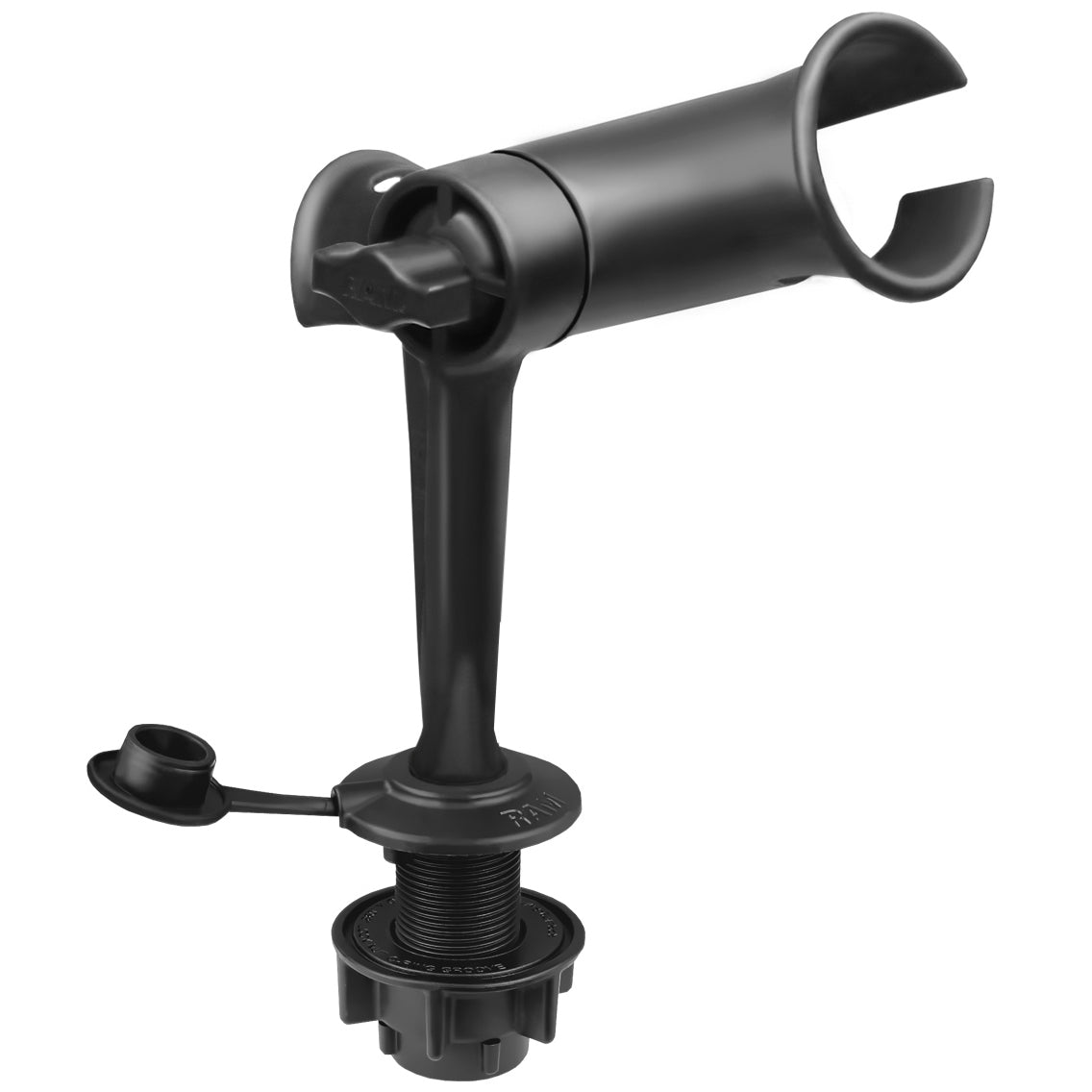 RAM® Tube Jr.™ hengelhouder met ronde flush-basis