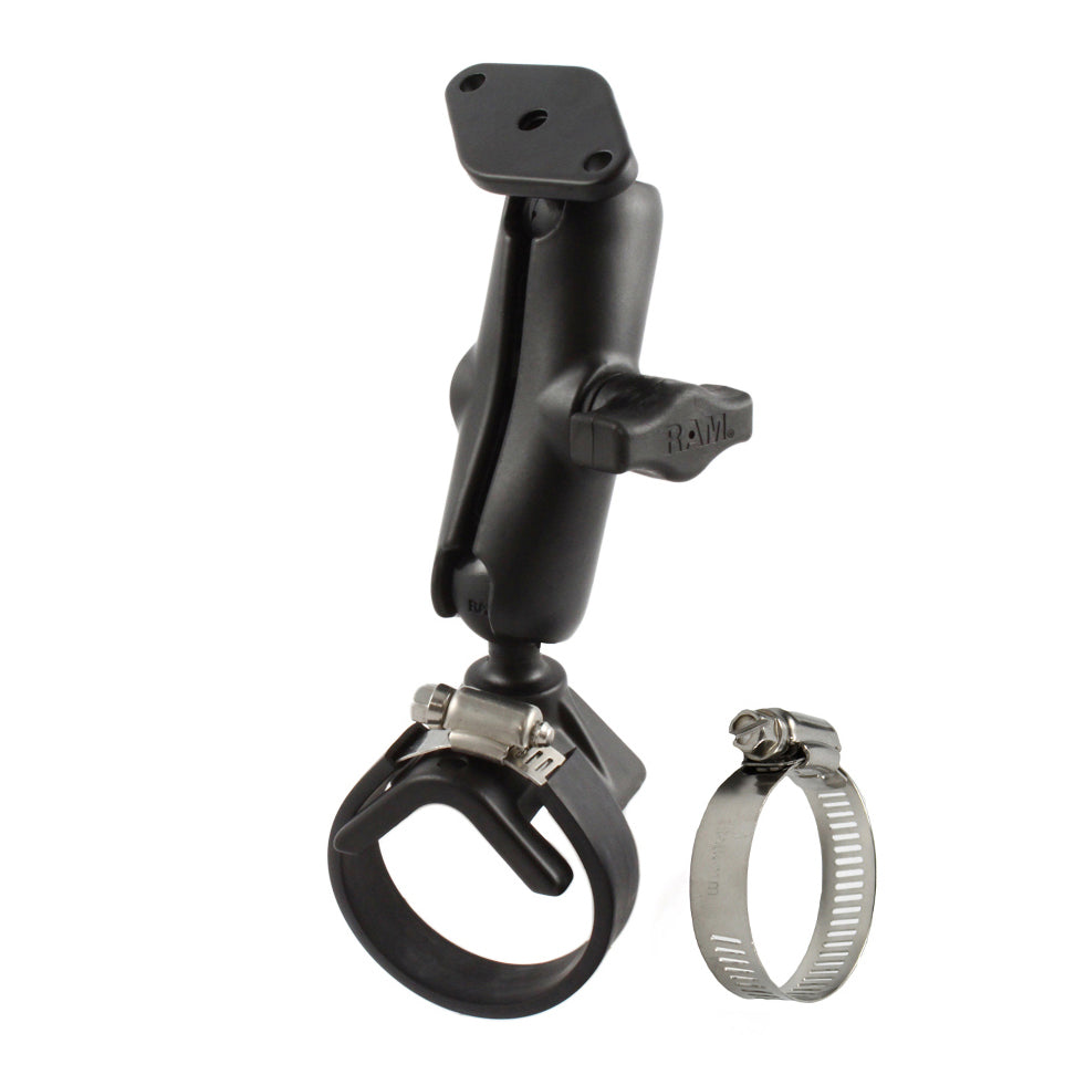 RAM® Doppel-Kugel-Bandschellenhalter mit Diamantplatte - mittel