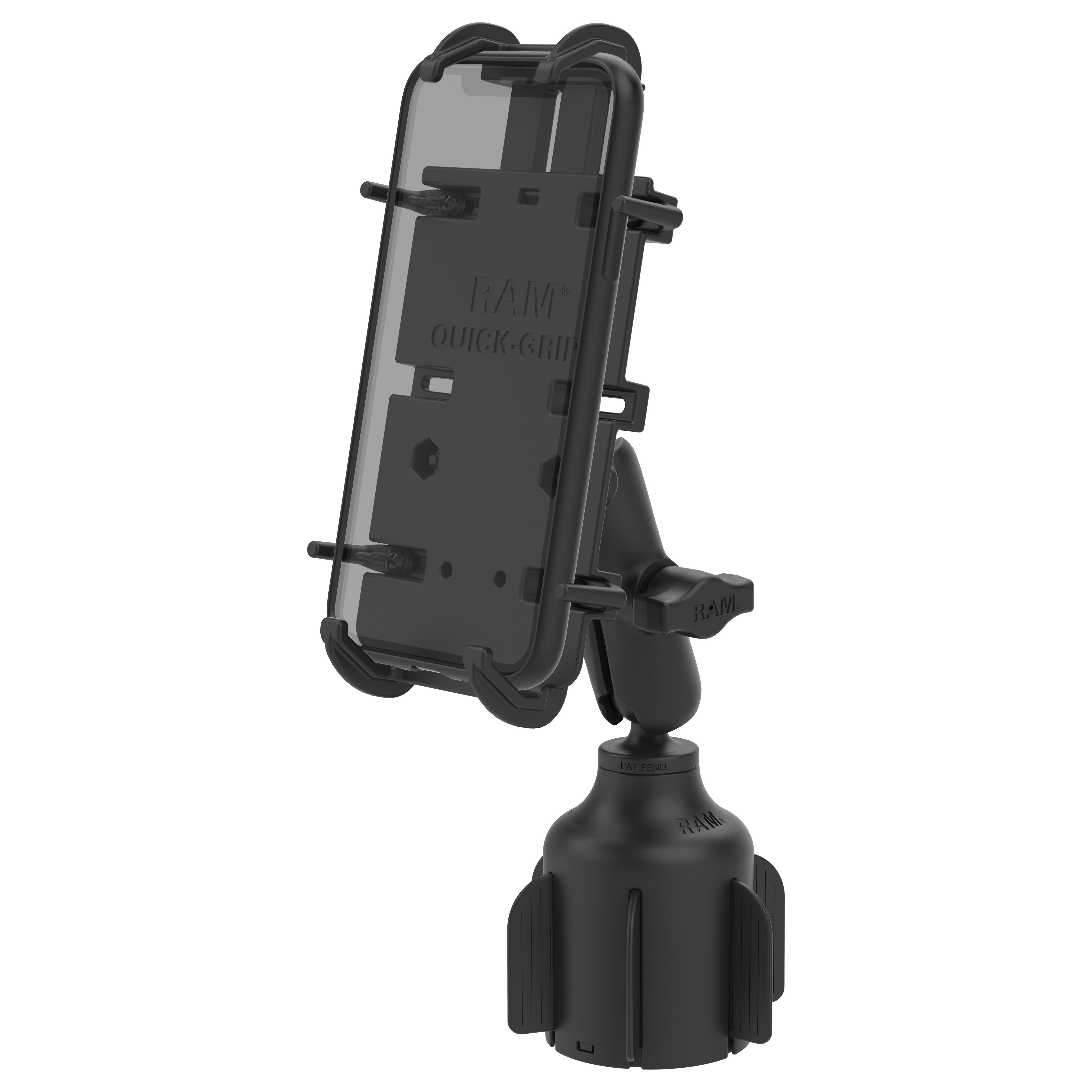 RAM® Quick-Grip™ XL telefoonhouder met Stubby™ bekerhouderbasis
