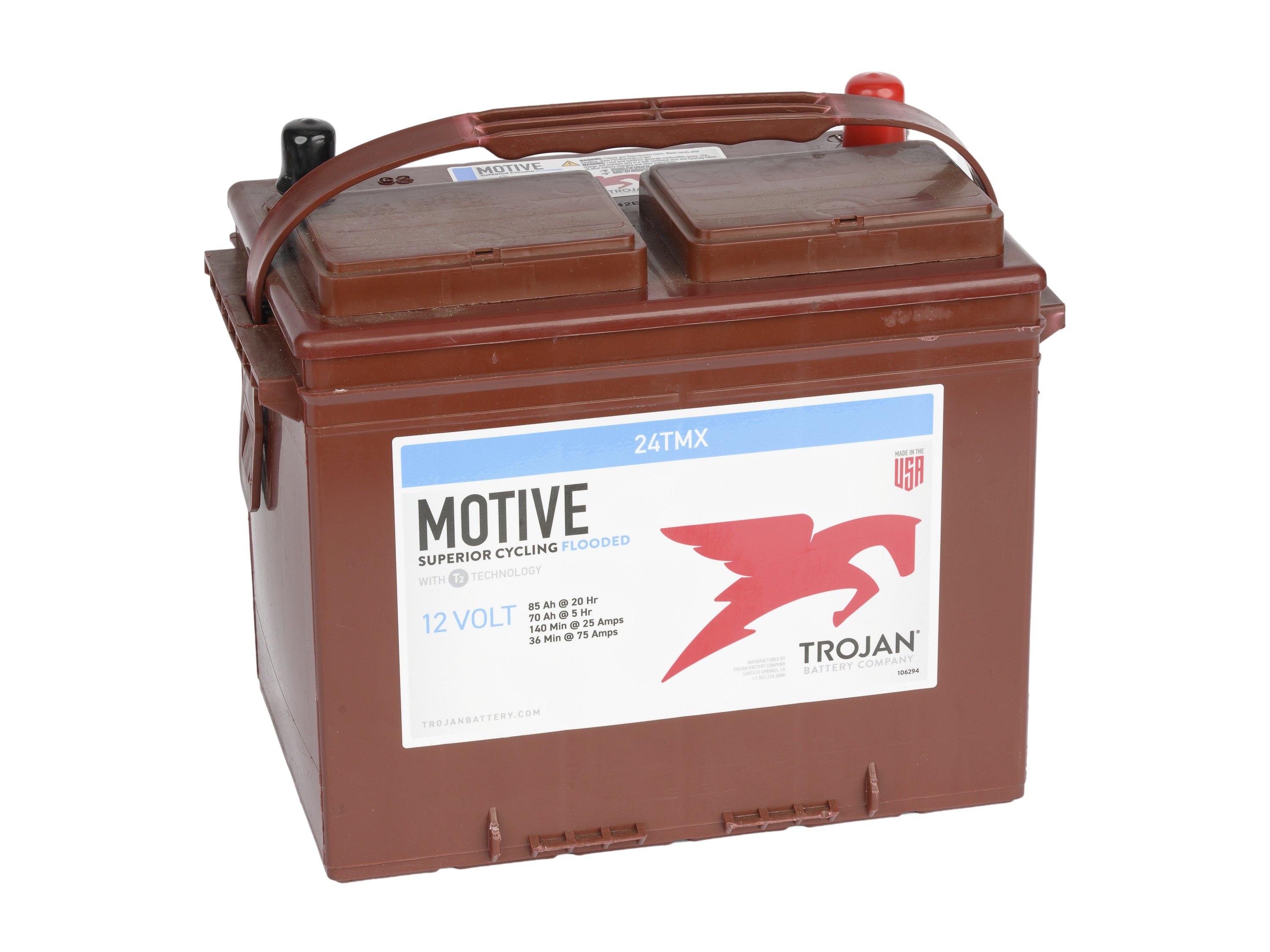 Trojan 24TMX Deep-Cycle Batterij - 12V/85AH Trojan 24TMX Deep-Cycle Batterij - 12V/85AH