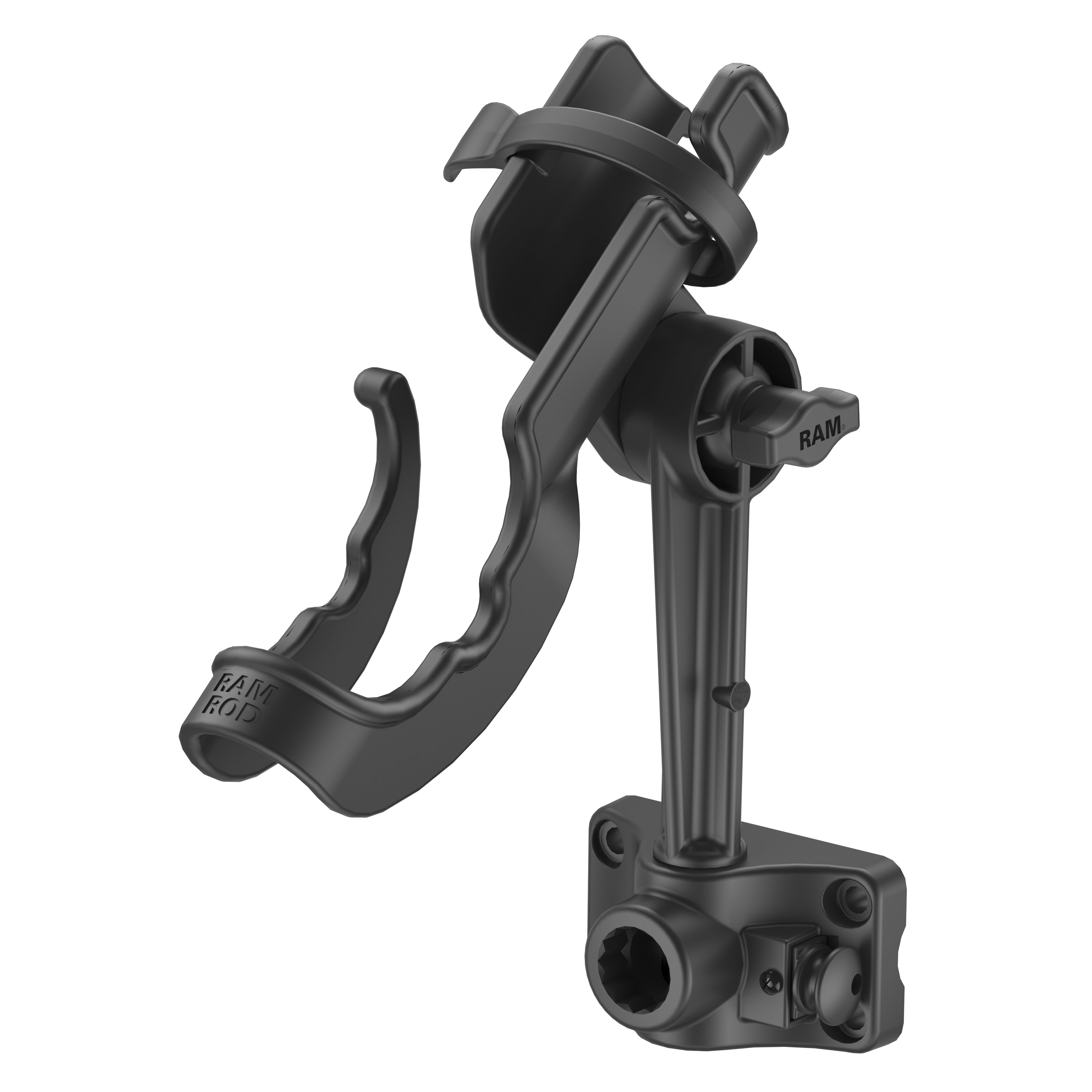 RAM ROD® hengelhouder met plunjer-schotbasis
