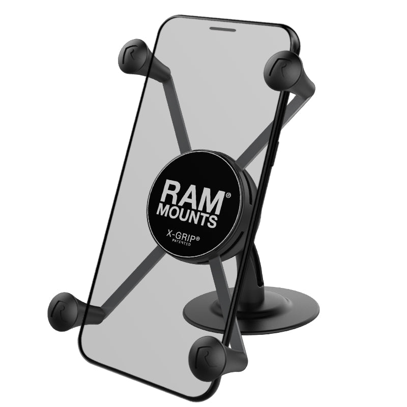 RAM® X-Grip® grote telefoonhouder met Lil Buddy™ zelfklevende dashboardhouder