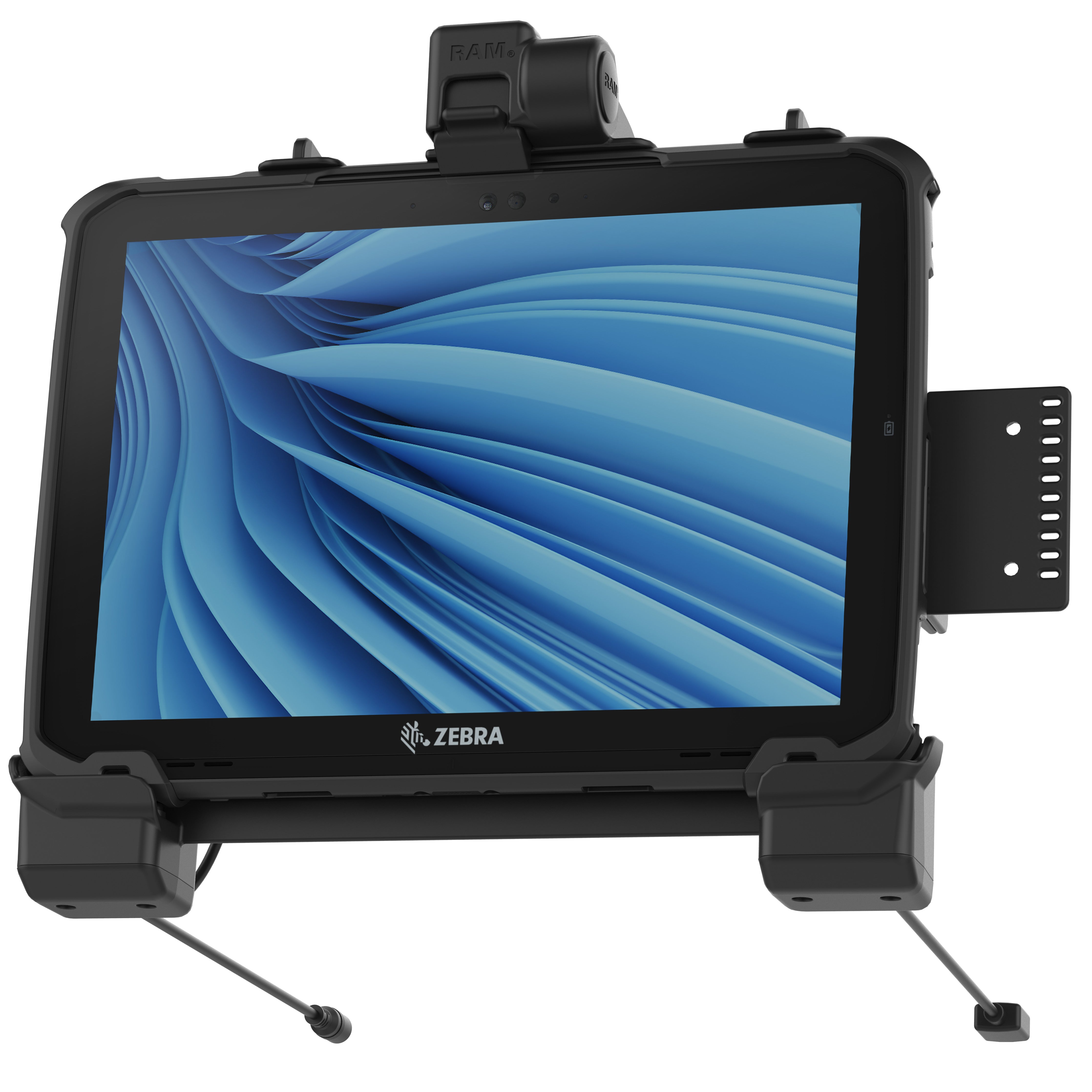 RAM® strøm + data dock til Zebra ET8x 2-i-1 tablet