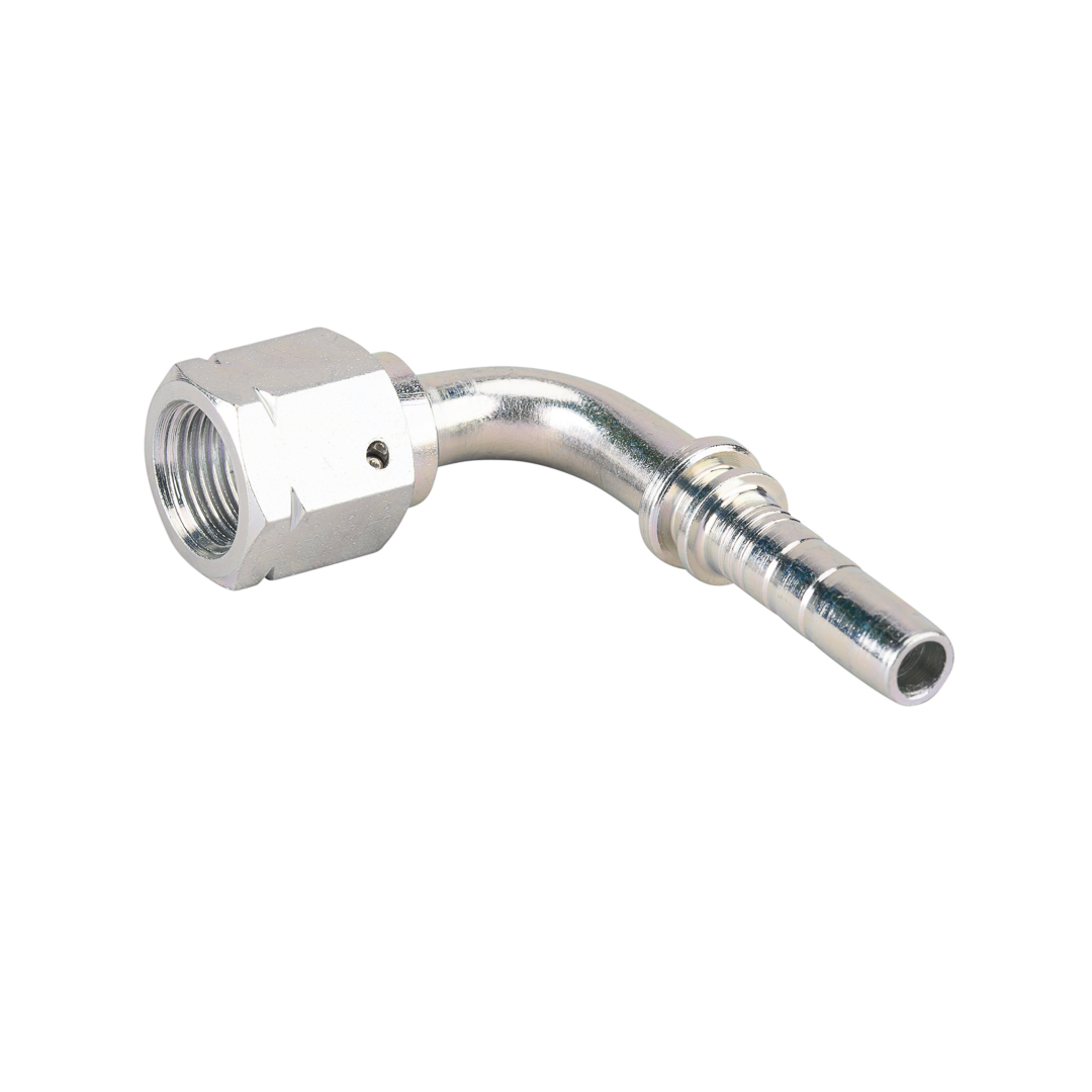 Fluiconnecto raccordo No-skive per tubi - giunto curvo a 90° JIC 10915-06-05