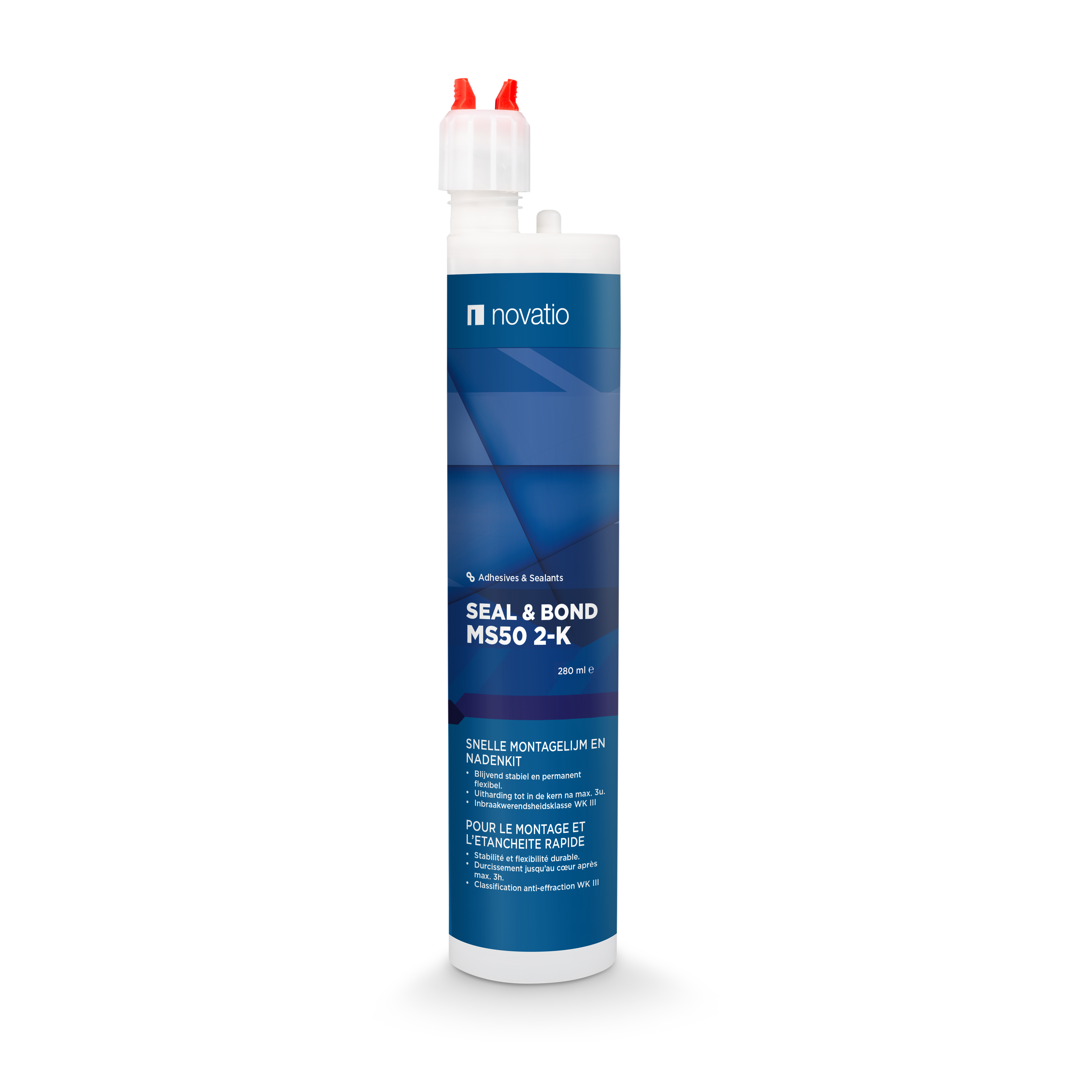 Novatio Seal & Bond MS50-2K R&D zwart - patroon 280ml