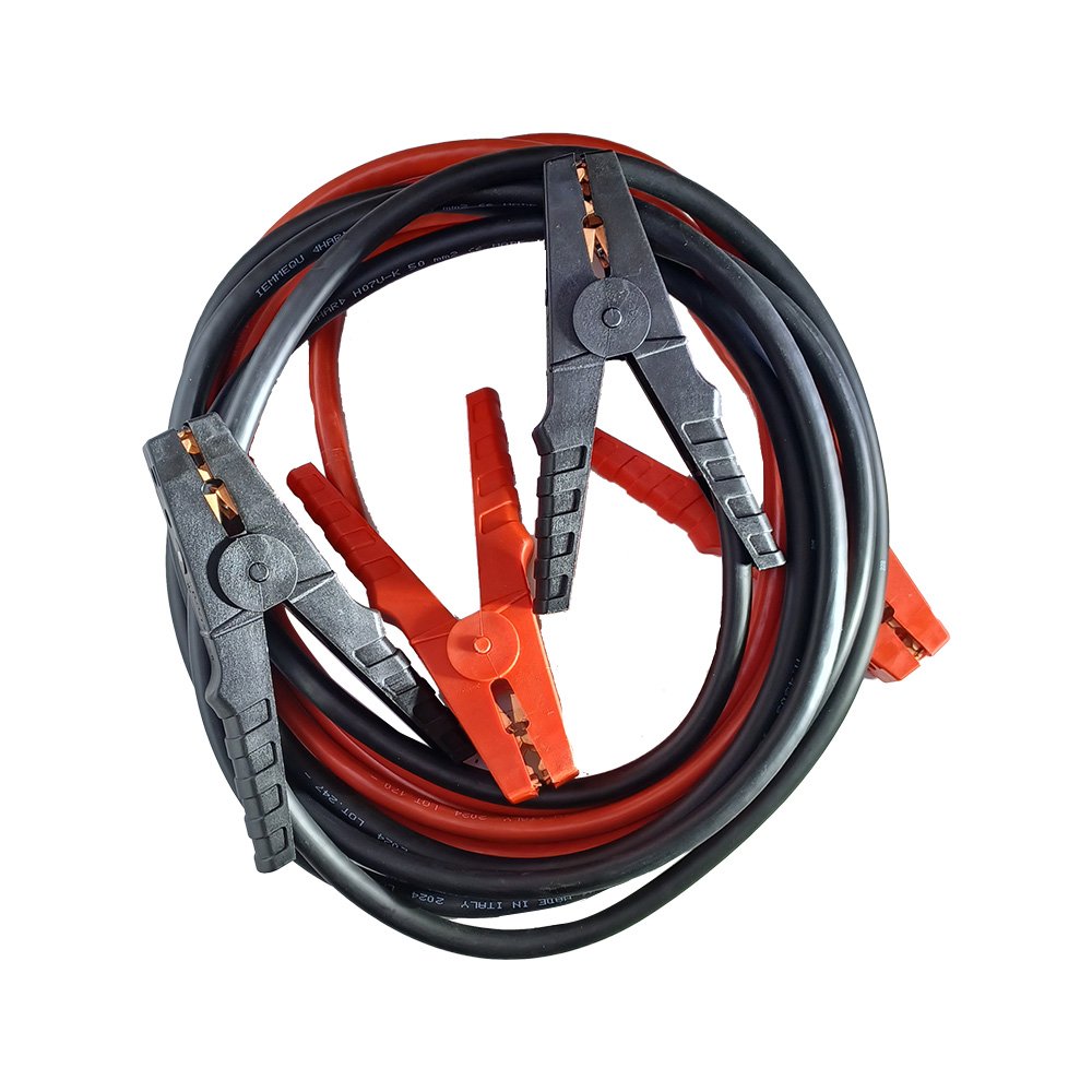 Câble de démarrage 50mm² 2x5m 1000A plastique entièrement isolé