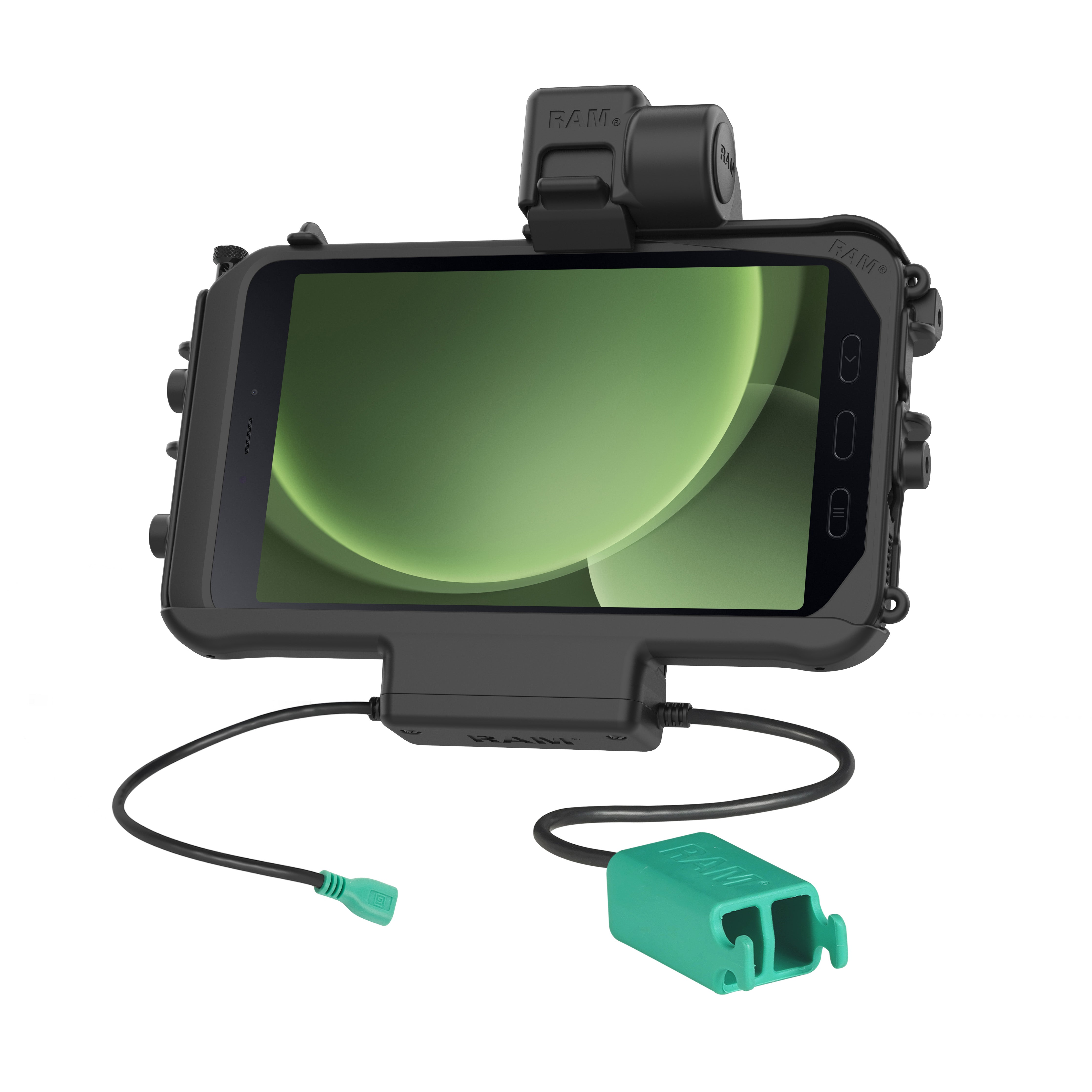 RAM® Low-Profile Power + Dual USB Dock per Tab Active5 & 3