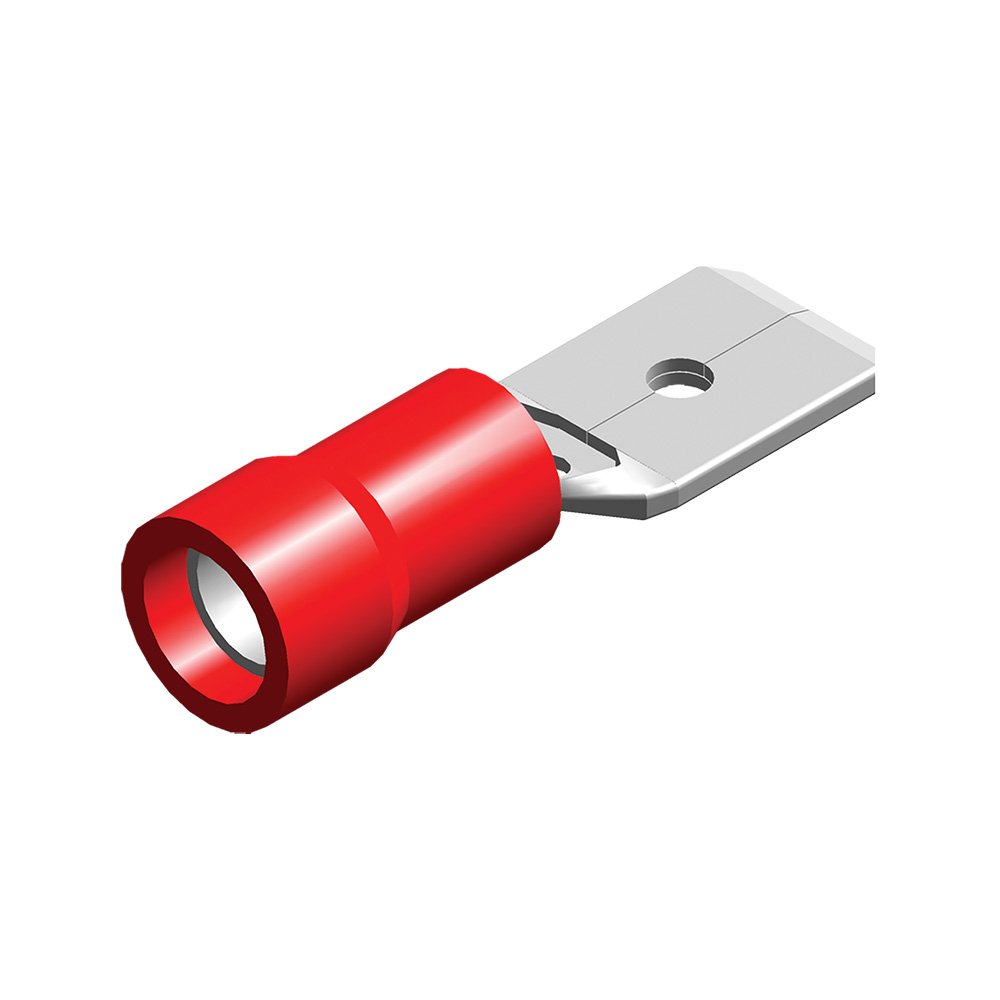 Cosse 2,8mm mâle rouge 940