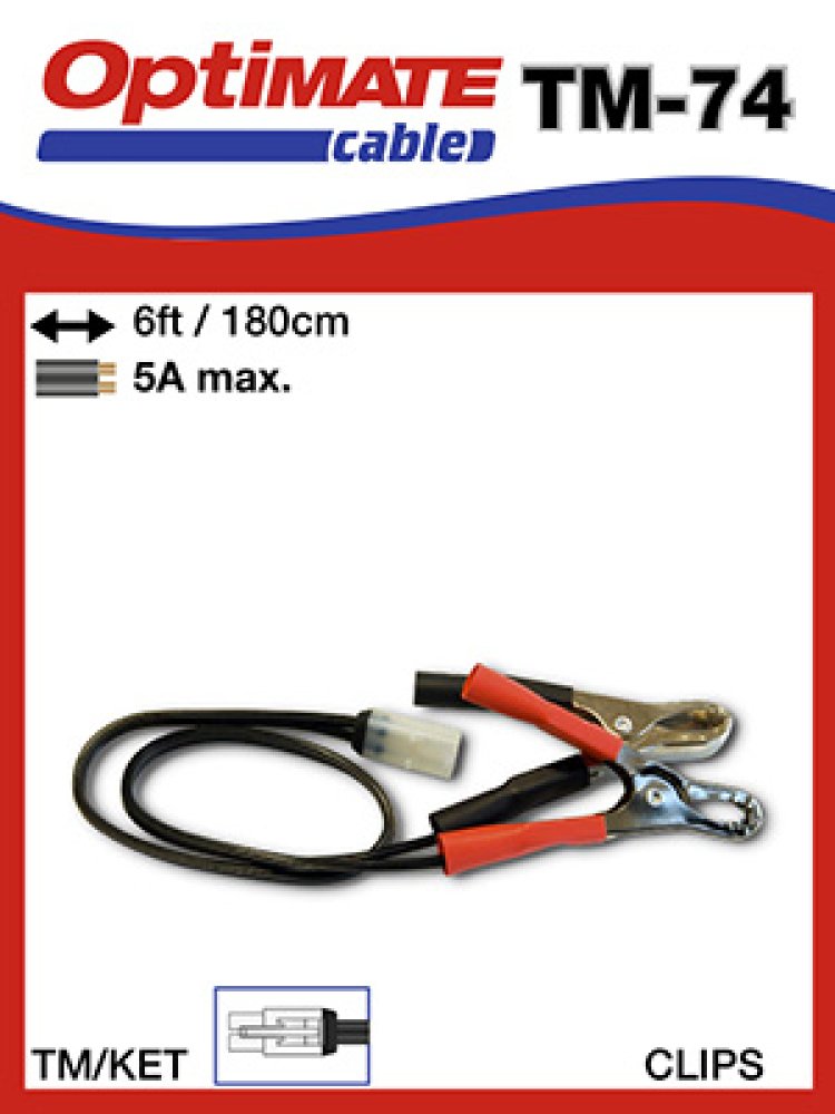 Kabel met accuklemmen KET