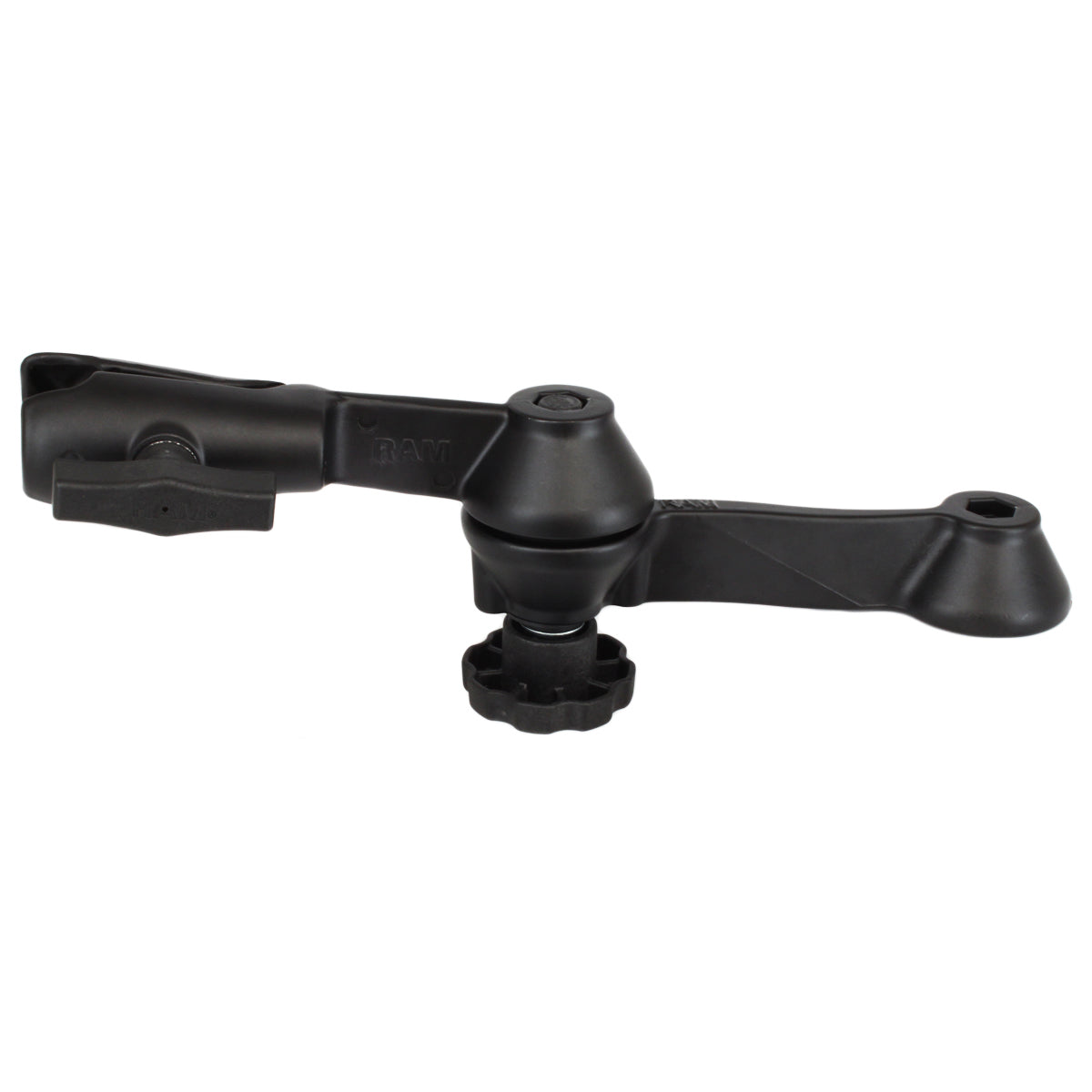 RAM® 12" dubbele zwenkarm met kom