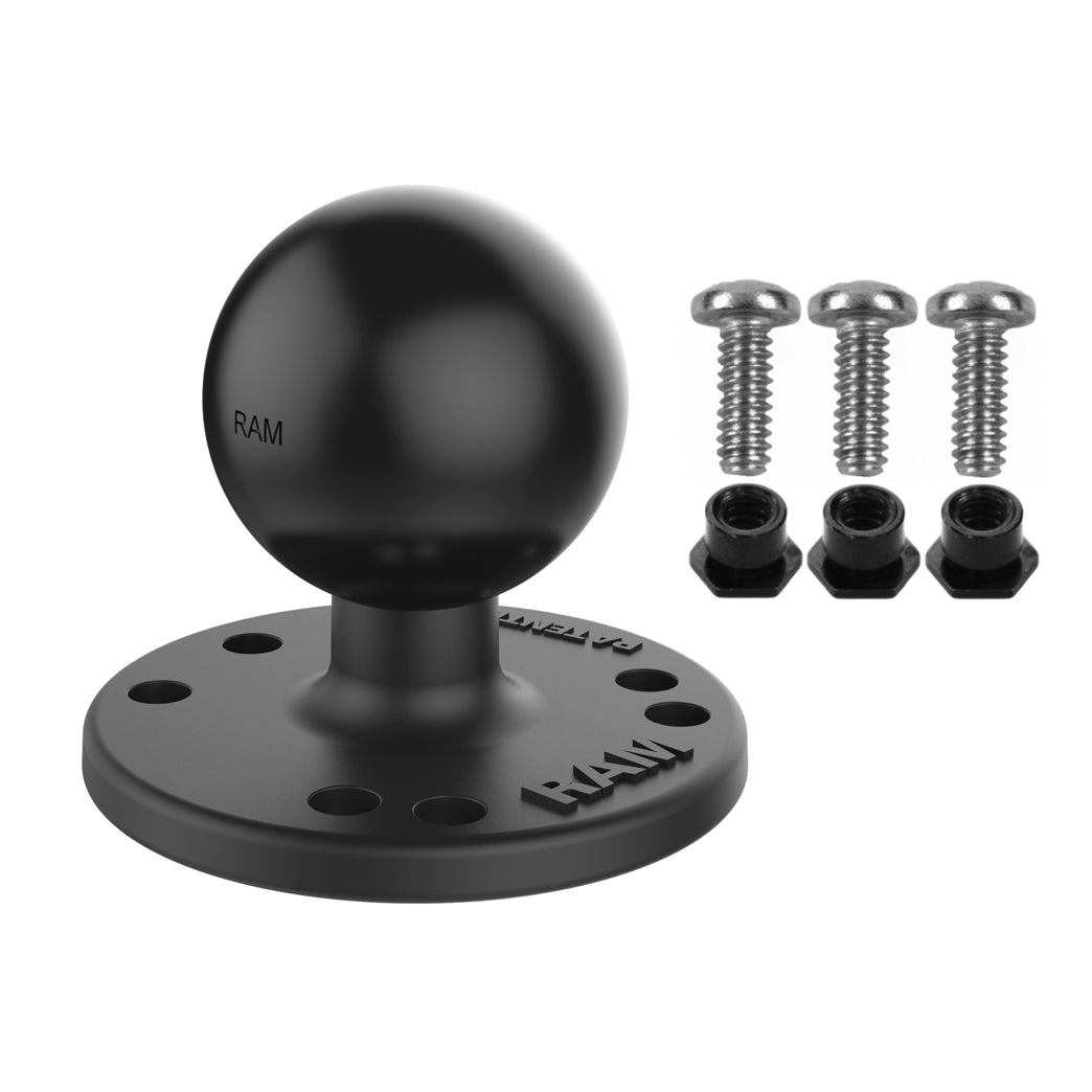 RAM® kogeladapter met #6-32 bevestigingsmateriaal voor Garmin-fishfinders