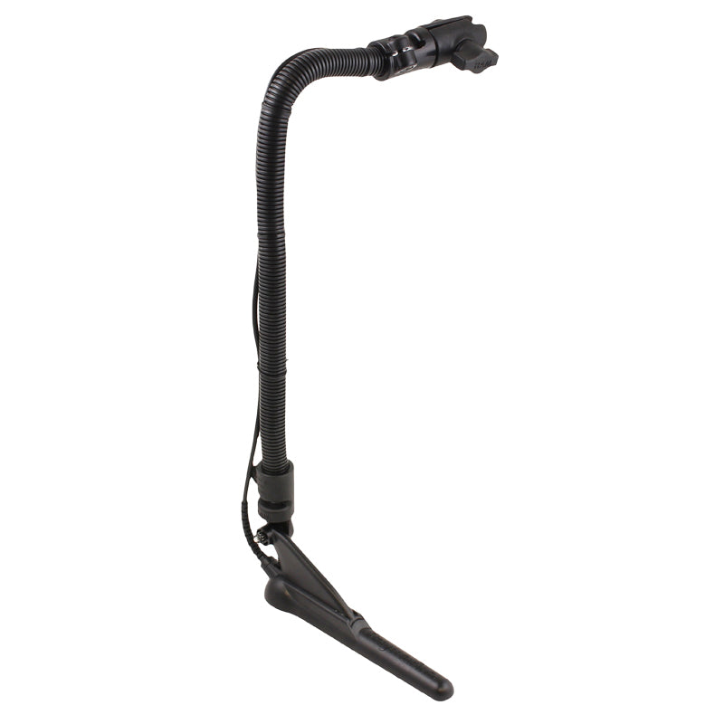 RAM® transducerholder med 18" aluminiumstang og kuglearm