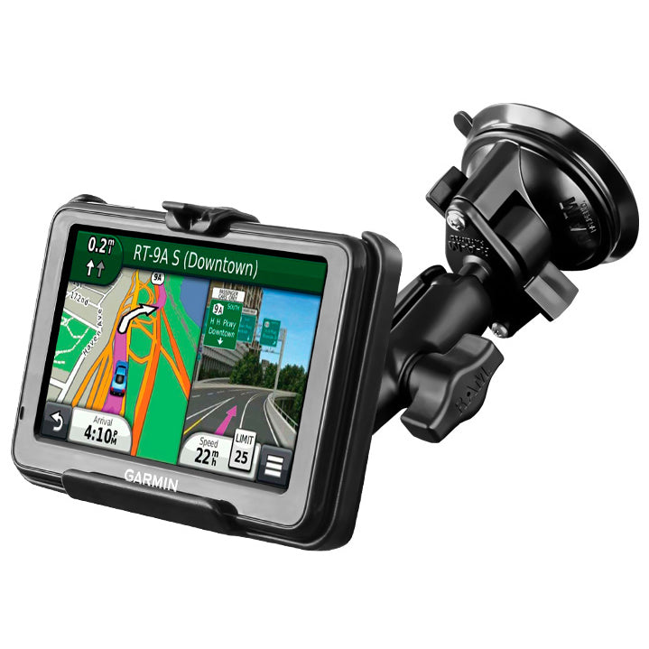 RAM® Twist-Lock™ suction cup holder for Garmin nuvi 200W, 465T + more