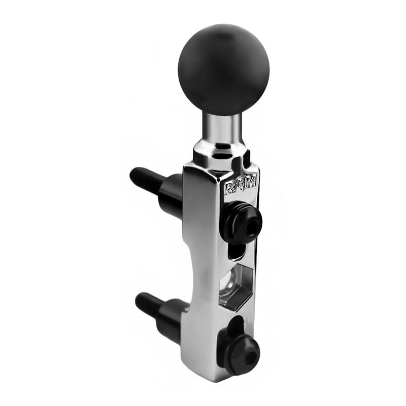 Base a sfera cromata RAM® per serbatoio freno/frizione moto