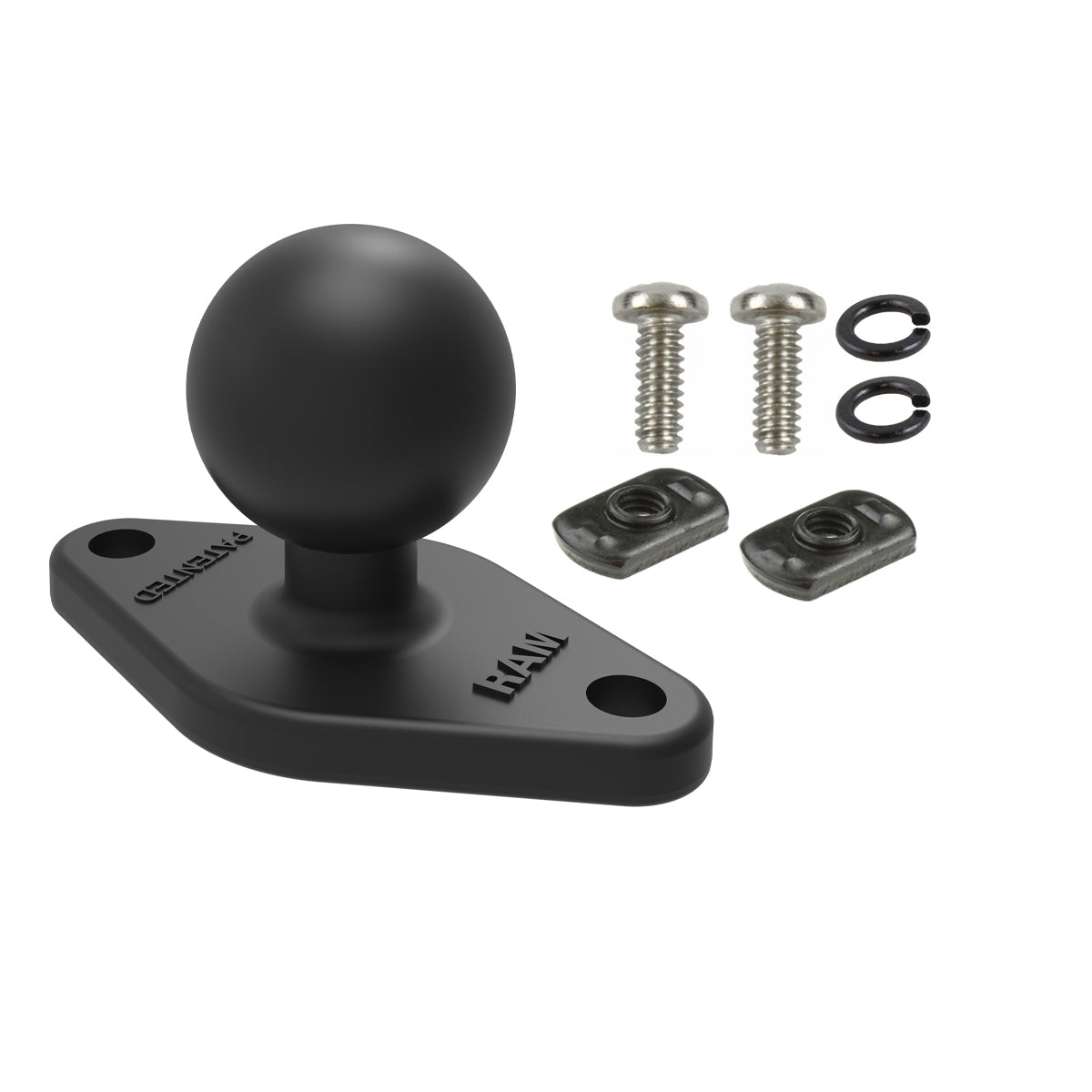 RAM® diamant kogelbasis met montagemateriaal