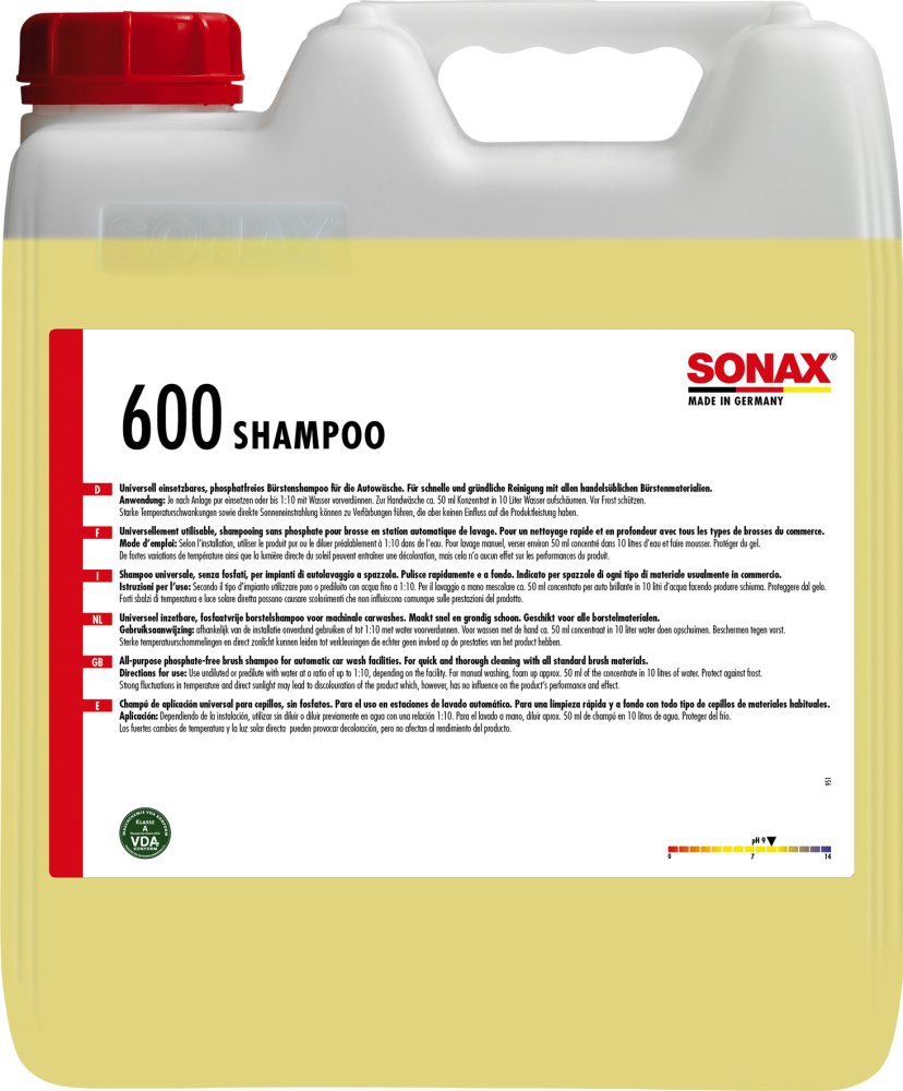 Glansshampoo met ontharder 10L