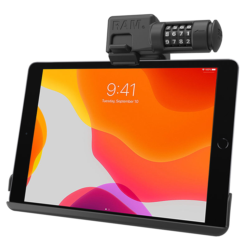 Supporto RAM® EZ-Roll'r™ con serratura a combinazione per iPad 7th-9th Gen & Air 3