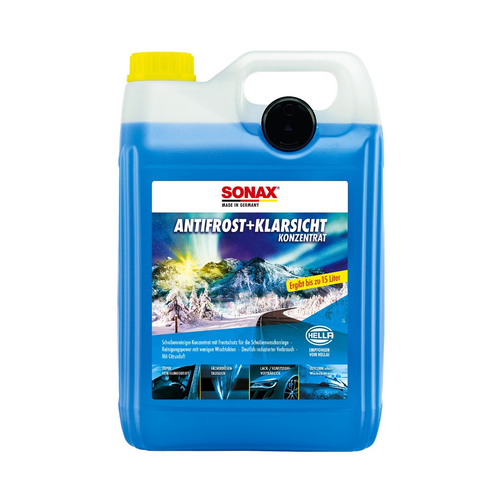 Liquide lave-glace AntiFreeze+ClearView Concentrate 5L