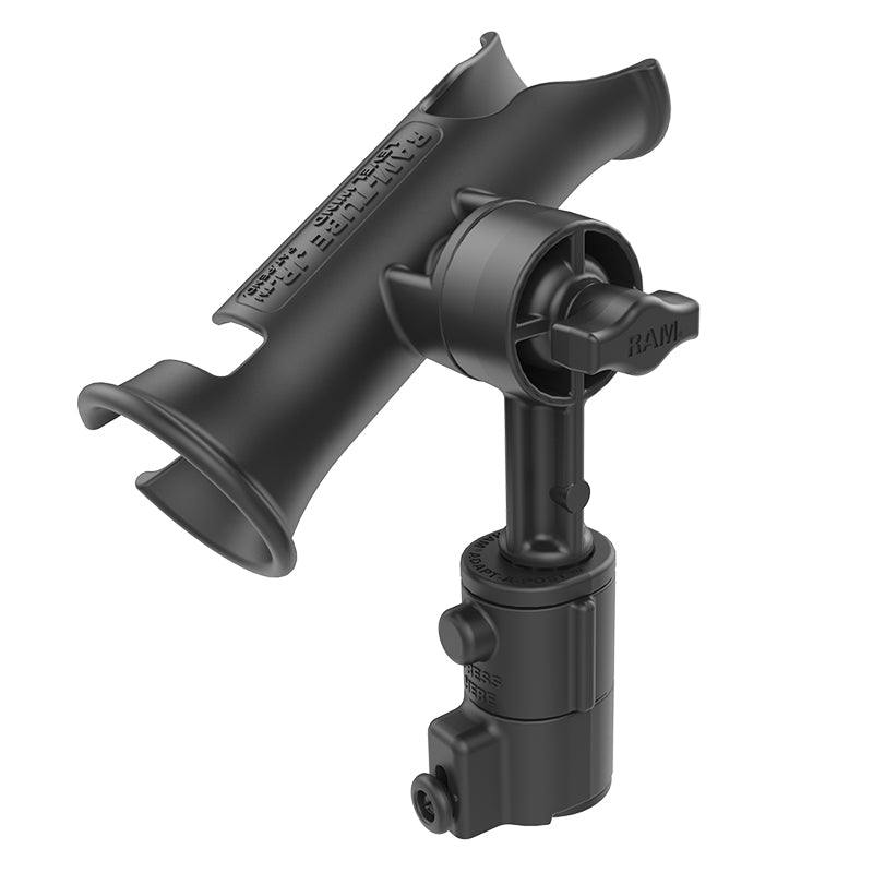 RAM® Tube Jr.™ houder met universele Adapt-A-Post™ railbasis - 4" paal