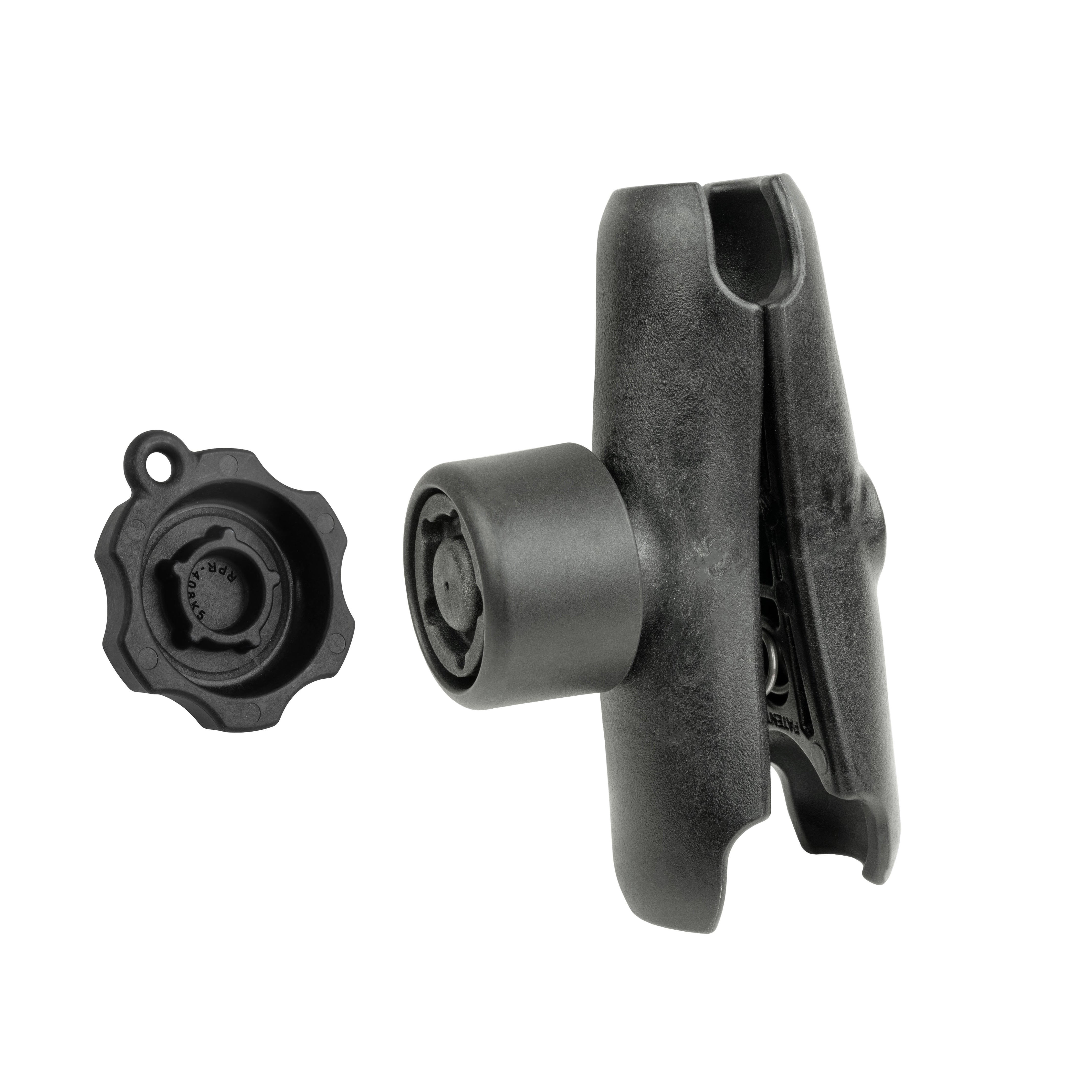 Bras double à cavité en composite RAM® avec molette de sécurité RAM® Pin-Lock™ à 5 broches