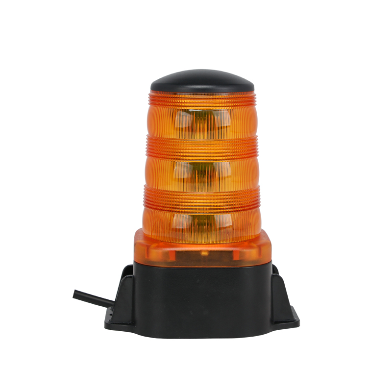 Oranžové blikající LED světlo, 10-110V - 009005H