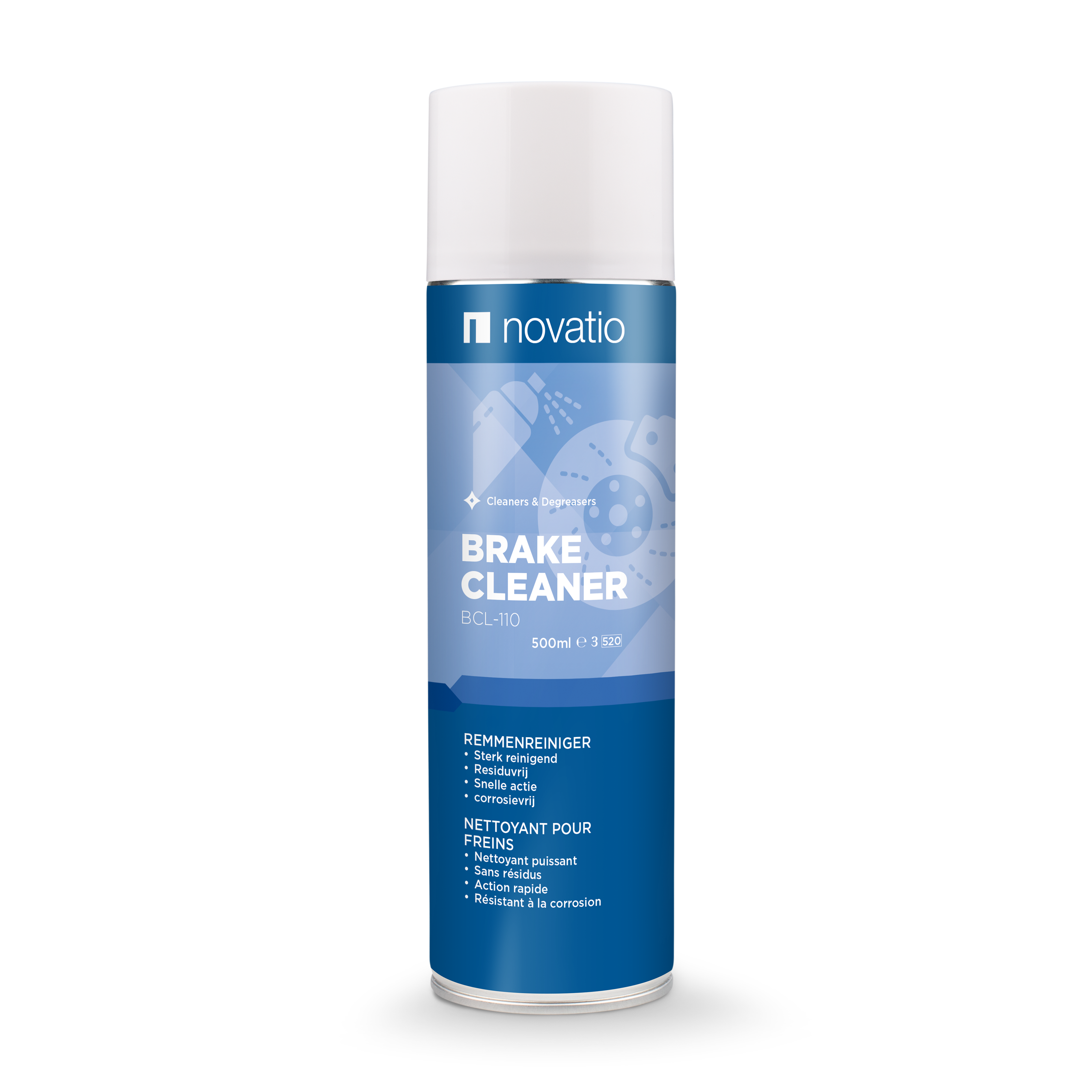 Novatio BCL-110 Remmenreiniger - aerosol 500ml