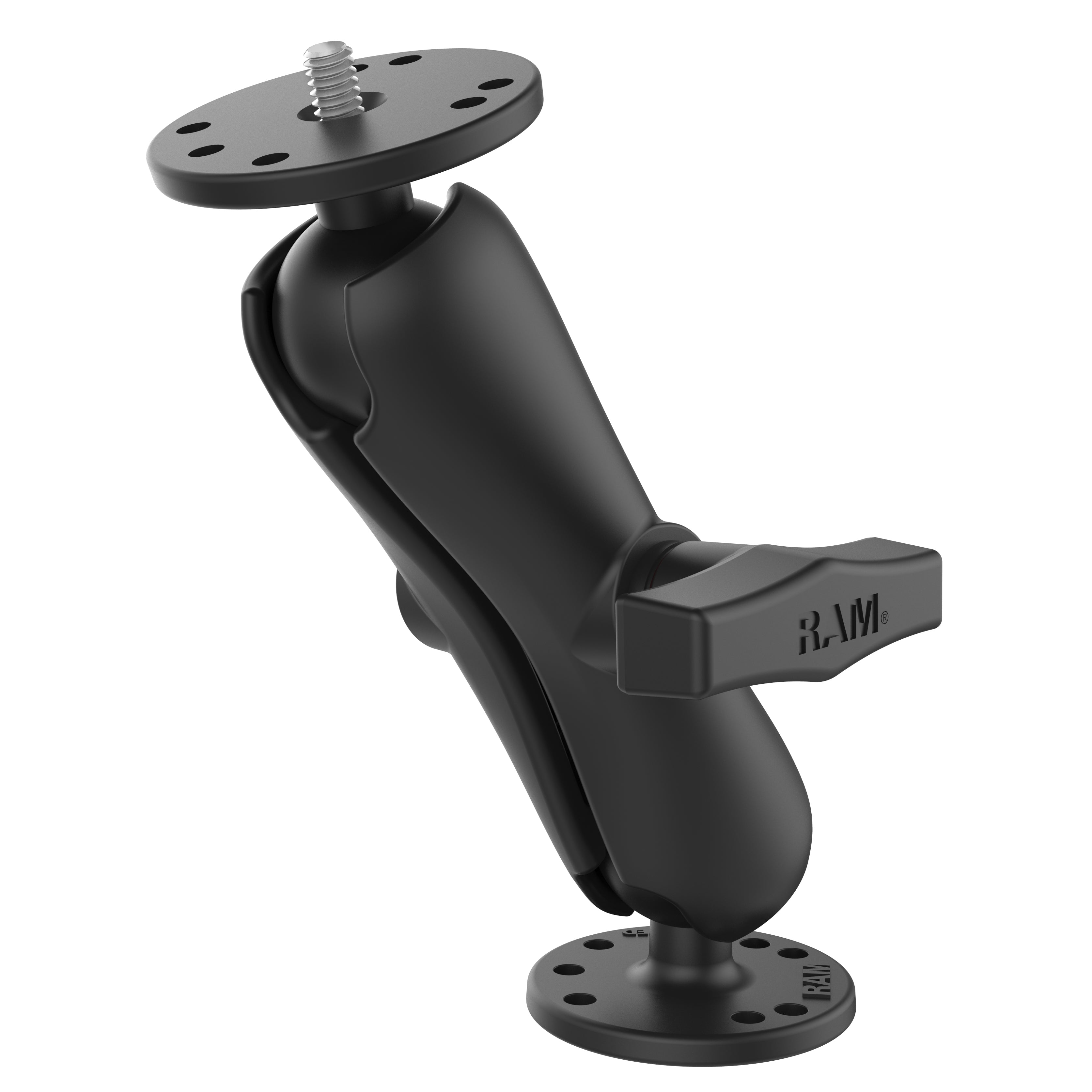RAM® dubbele kogelhouder met 1/4"-20 buitendraad – C-formaat medium