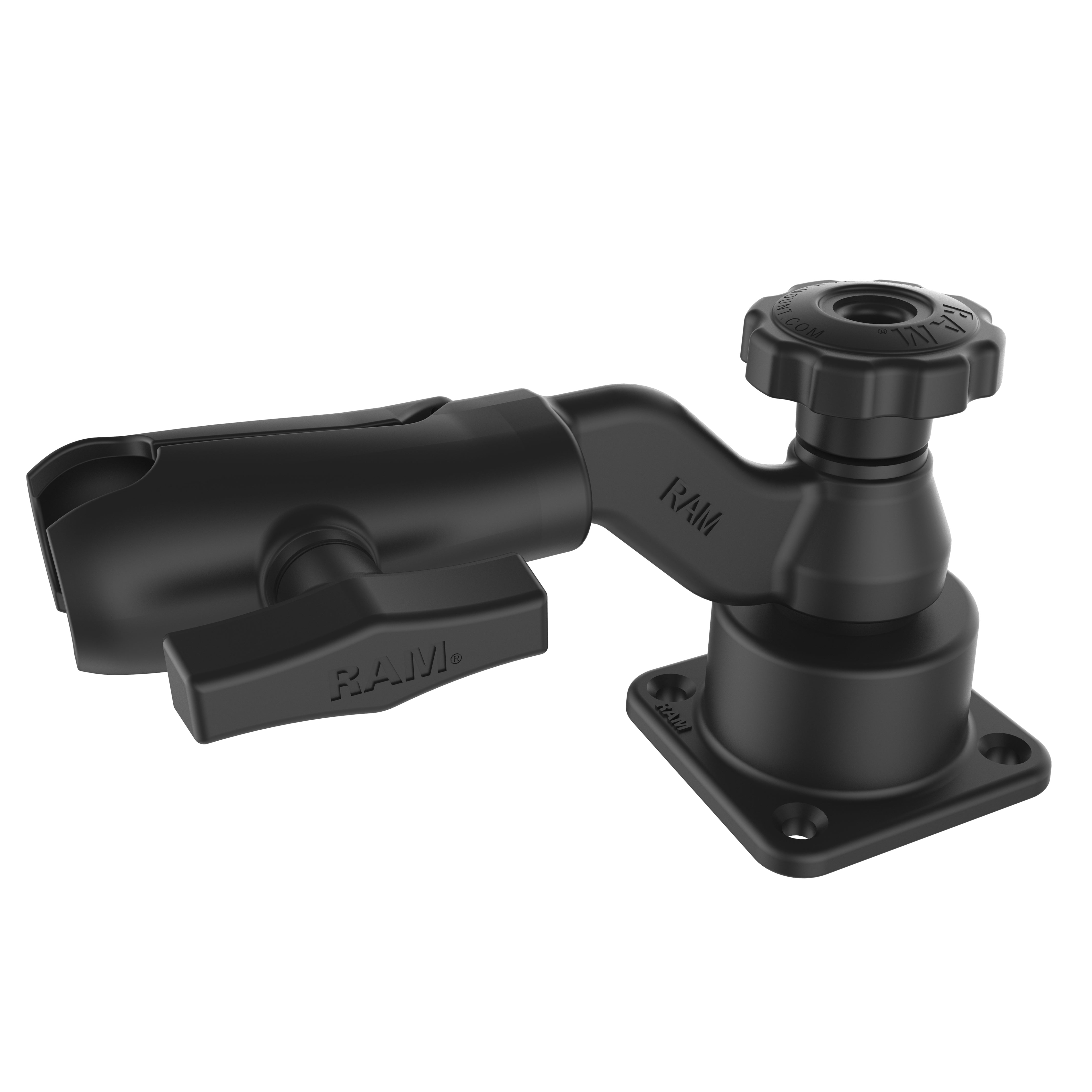 Soporte de brazo articulado horizontal RAM® de 6" con brazo de rótula fijo