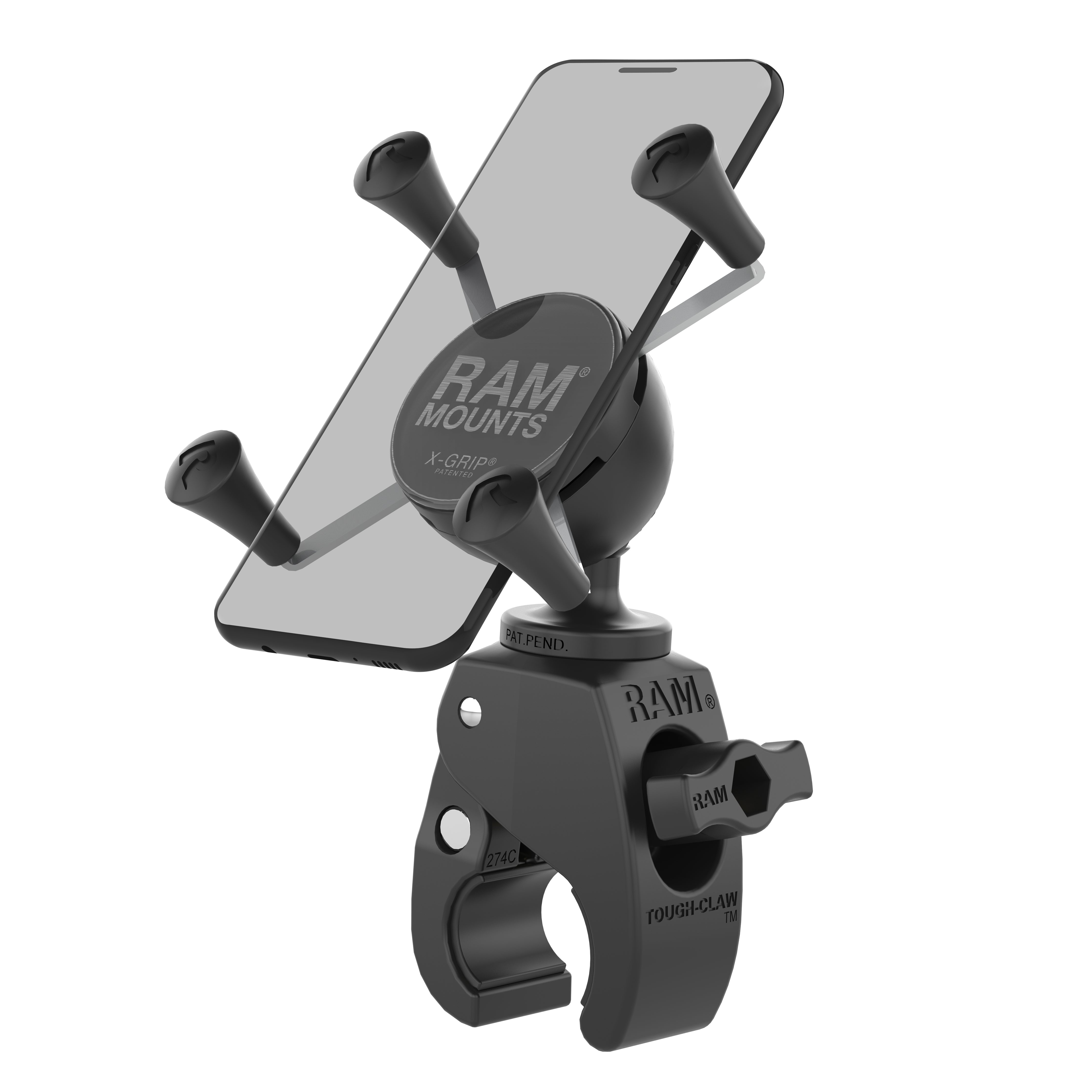 RAM® X-Grip® telefoonhouder met RAM® Snap-Link™ Tough-Claw™