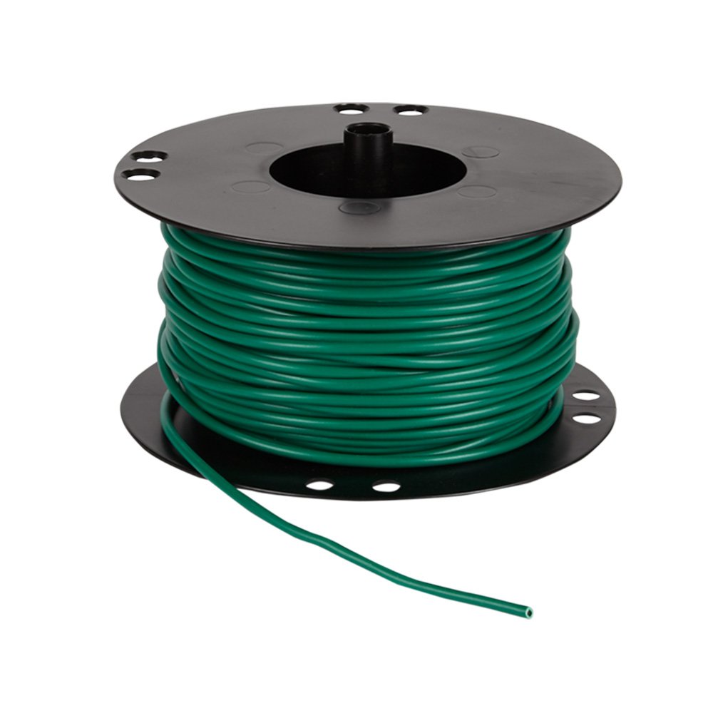 Ledning 2.5mm² 50m spole og æske grøn
