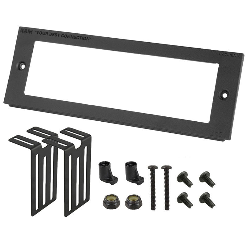 RAM® Tough-Box™ 3" tilpasset frontplade til enheder på 7,03" x 2,01"