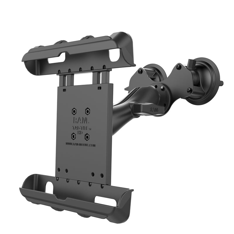 RAM® Tab-Tite™ tablethouder met RAM® Twist-Lock™ dubbele zuignap