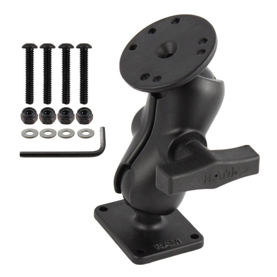 RAM® dubbele kogelhouder met Excalibur montagehardware