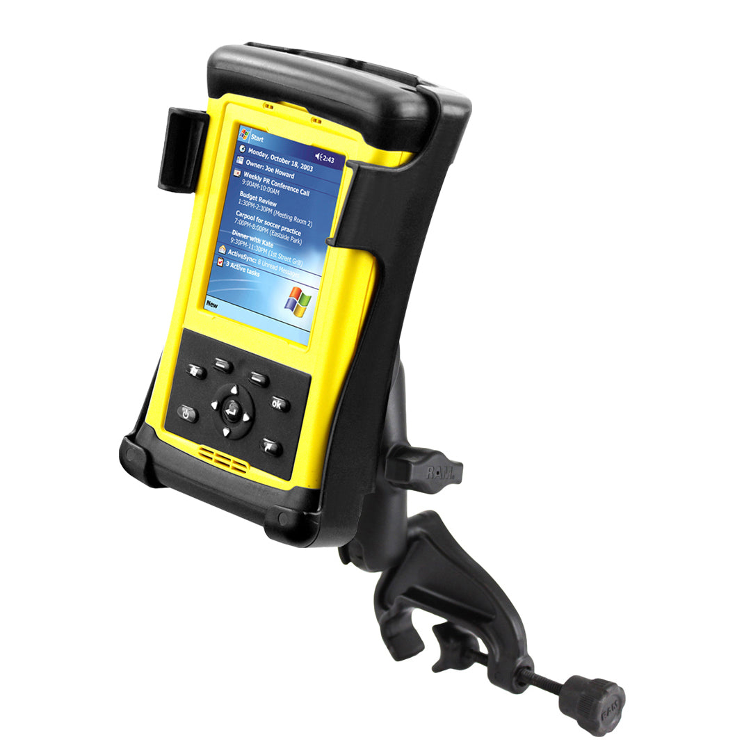 RAM® dubbele kogel-jukklemhouder voor Trimble TDS Recon
