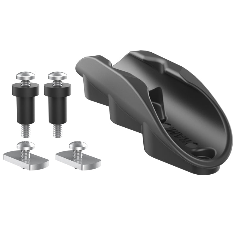 RAM® Tough-Clip™ peddelhouder met railbouten en drill-down bevestigingsmateriaal