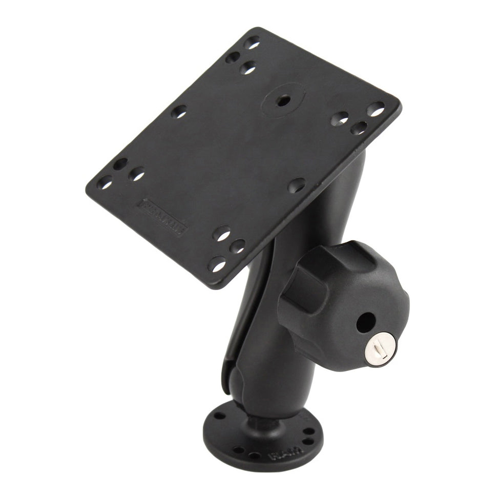 RAM® houder met sleutelslot en 100x100mm VESA-plaat – medium