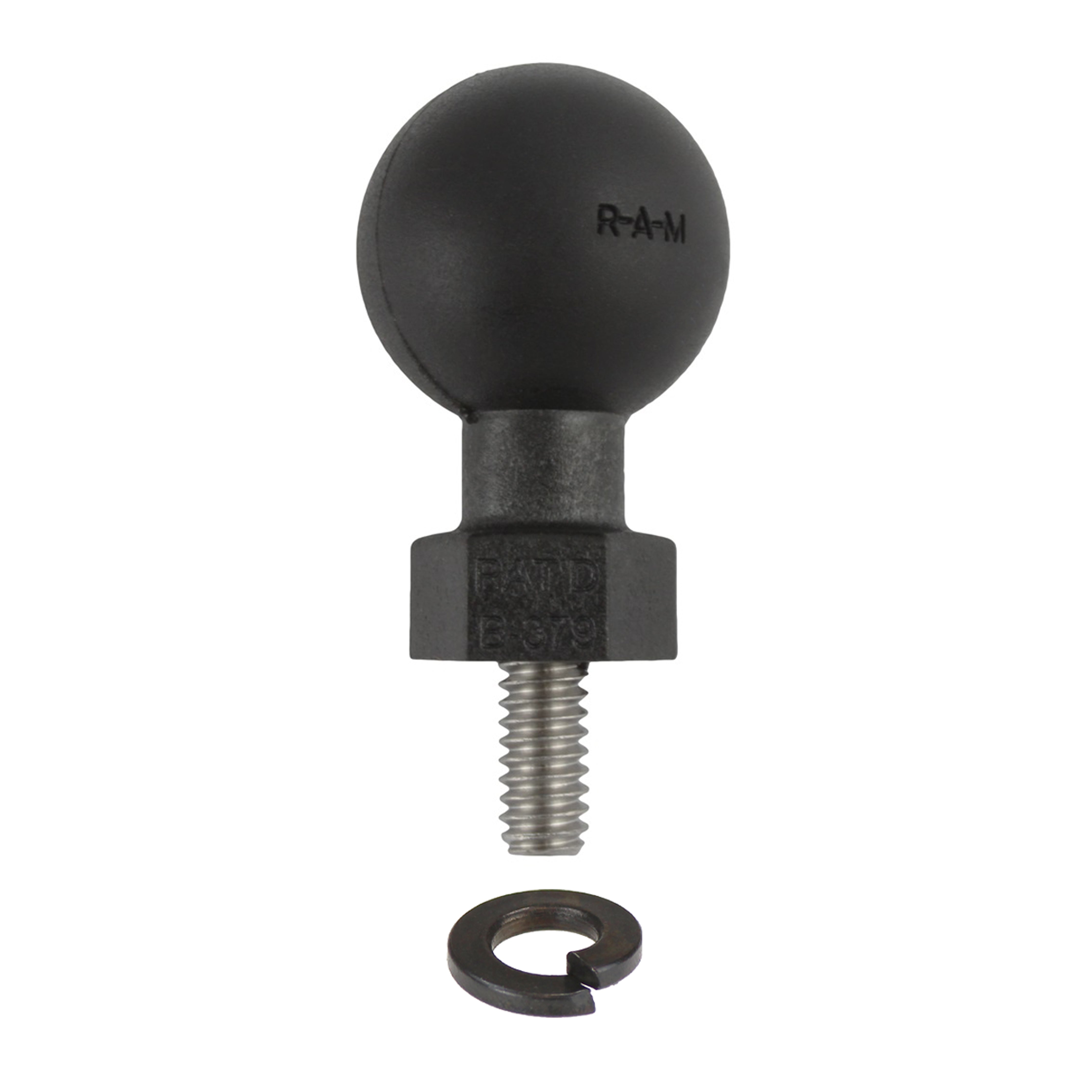 RAM® Tough-Ball™ med 1/4"-20 x .50" gevindstift og låsering