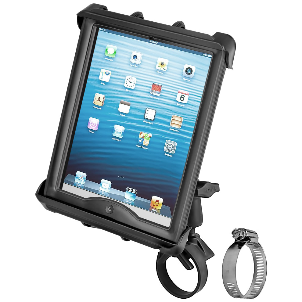 RAM® soporte Tab-Tite™ con abrazadera de banda para iPad con funda + más
