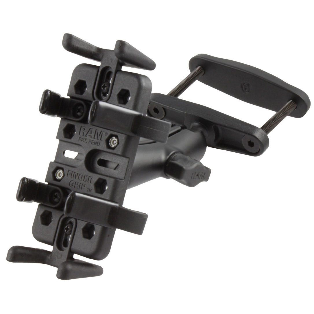 RAM® Finger-Grip™ universele houder met 3" vierkante paalklemhouder